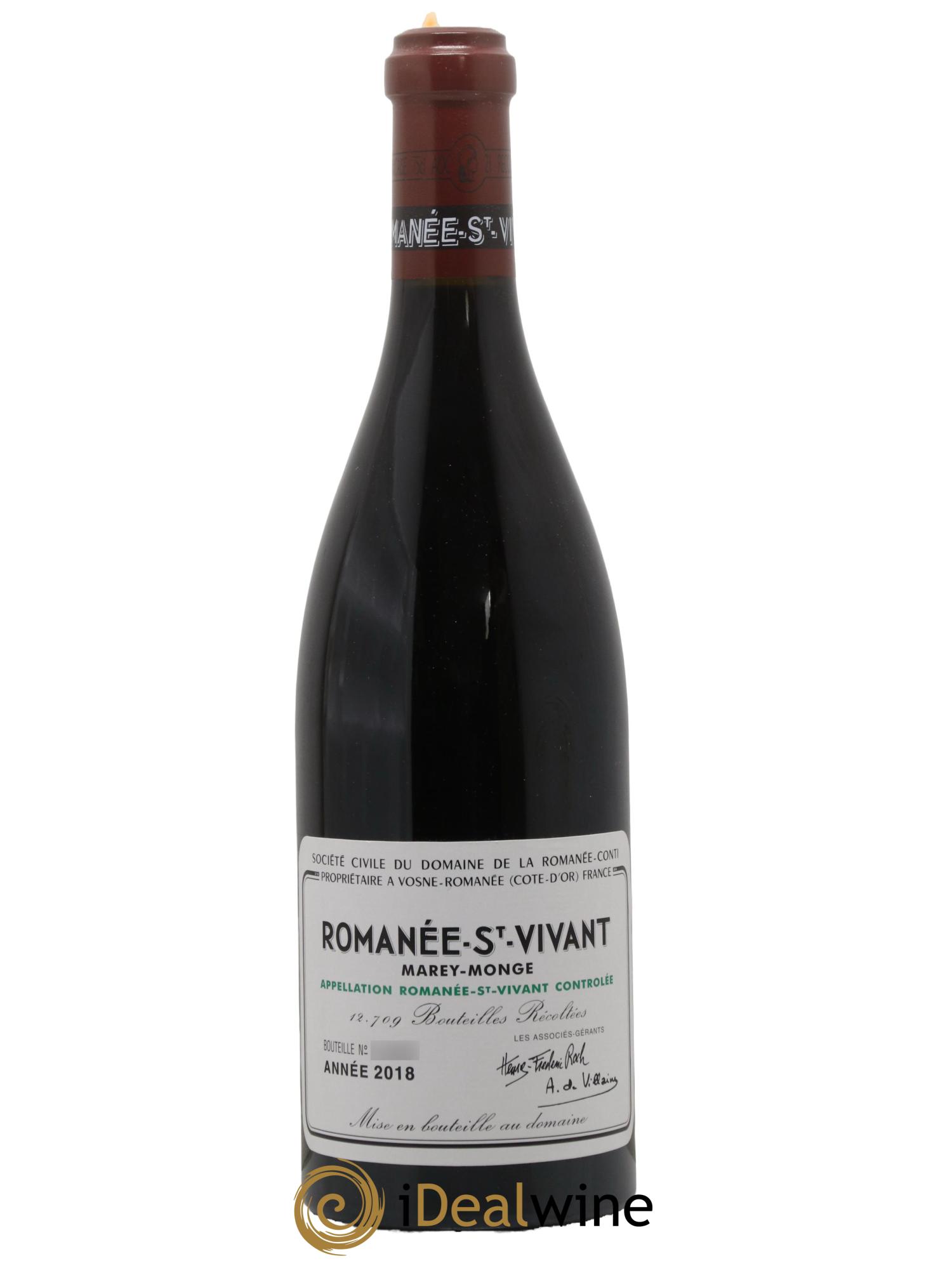 Romanée-Saint-Vivant Grand Cru Domaine de la Romanée-Conti 2018 - Lotto di 1 bottiglia - 0