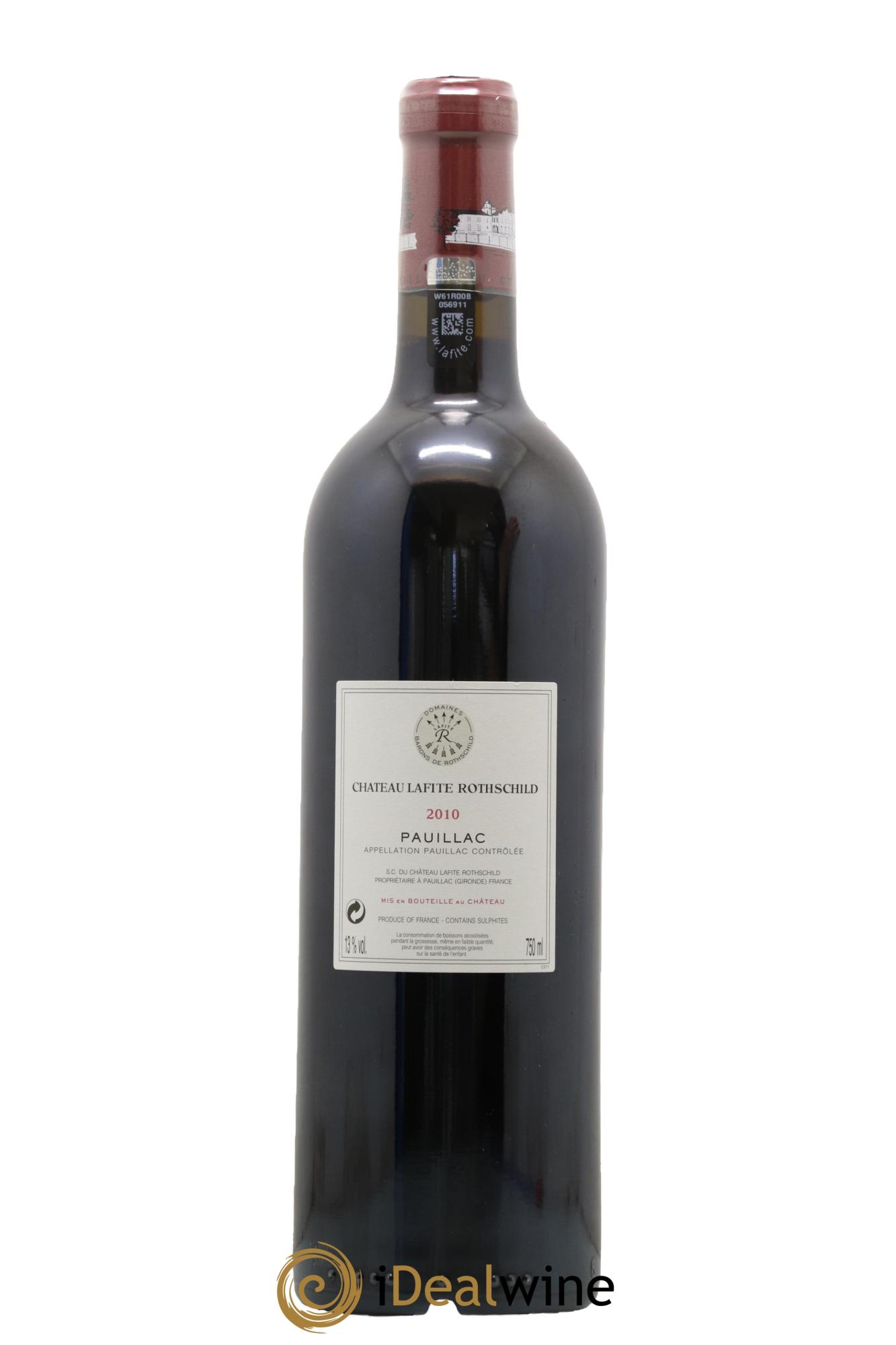 Château Lafite Rothschild 1er Grand Cru Classé 2010 - Lot de 1 bouteille - 1