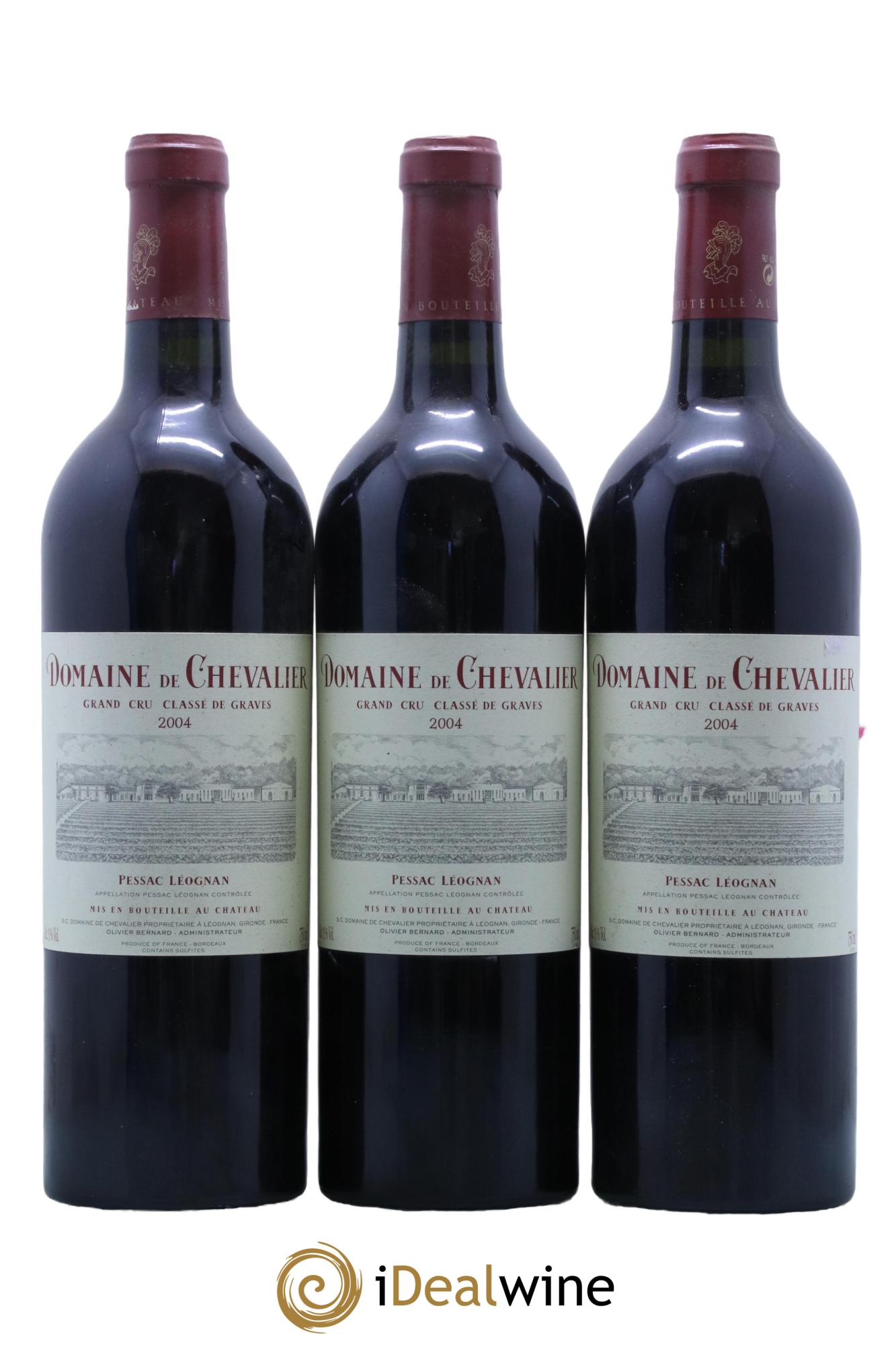 Domaine de Chevalier Cru Classé de Graves  2004 - Lot of 12 bottles - 1