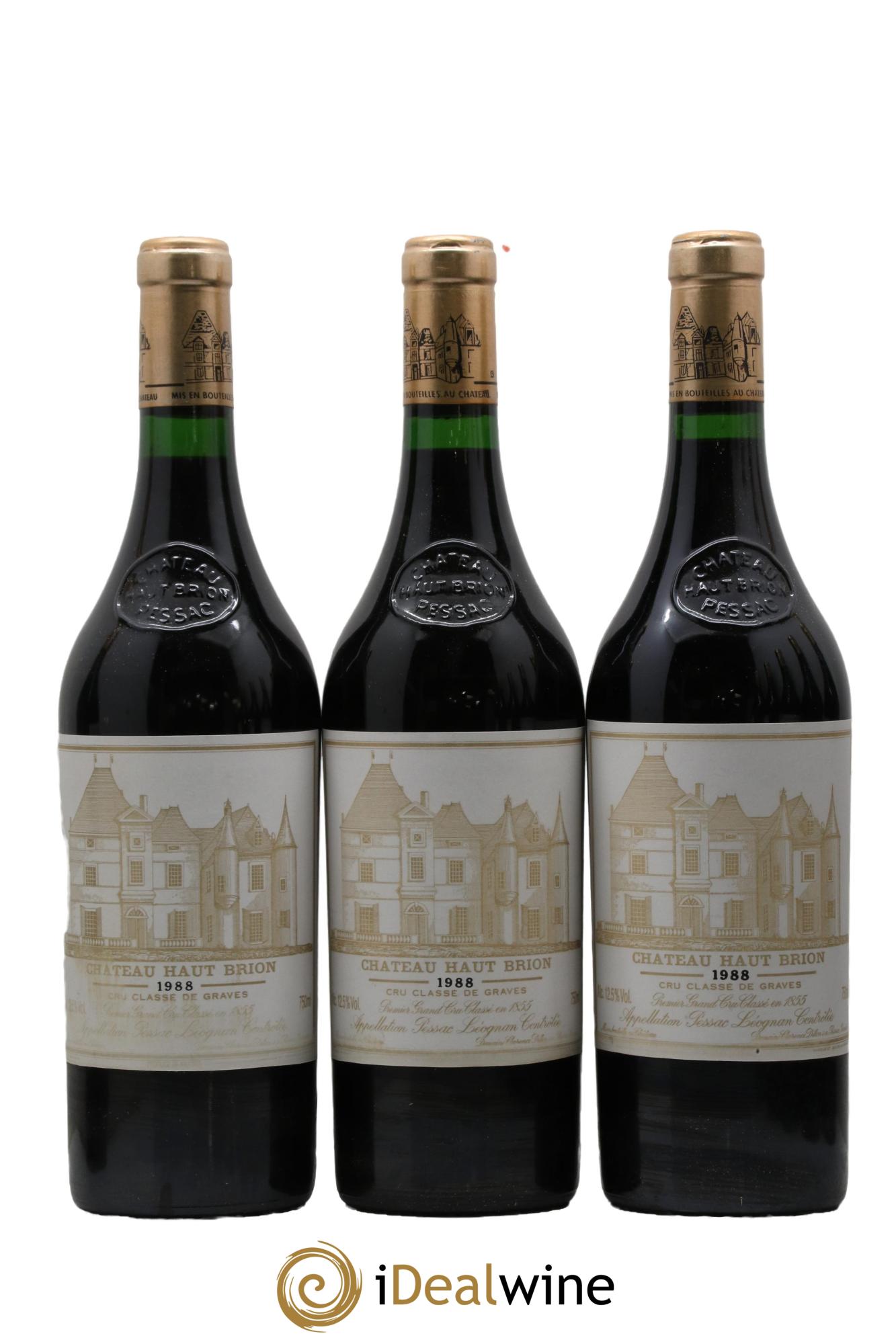 Château Haut Brion 1er Grand Cru Classé 1988 - Lot of 12 bottles - 2