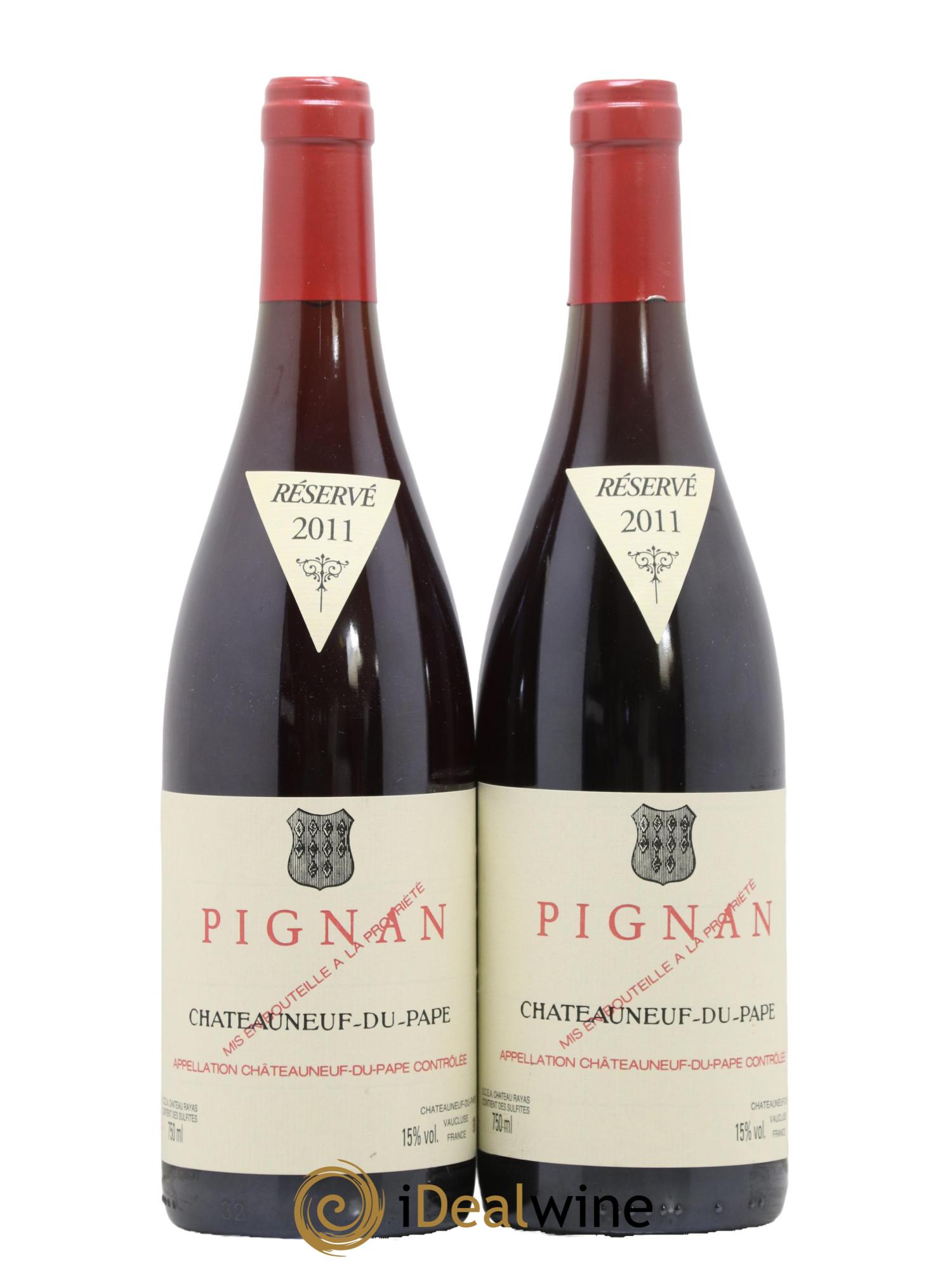 Châteauneuf-du-Pape Pignan Emmanuel Reynaud 2011 - Lot de 2 bouteilles - 0