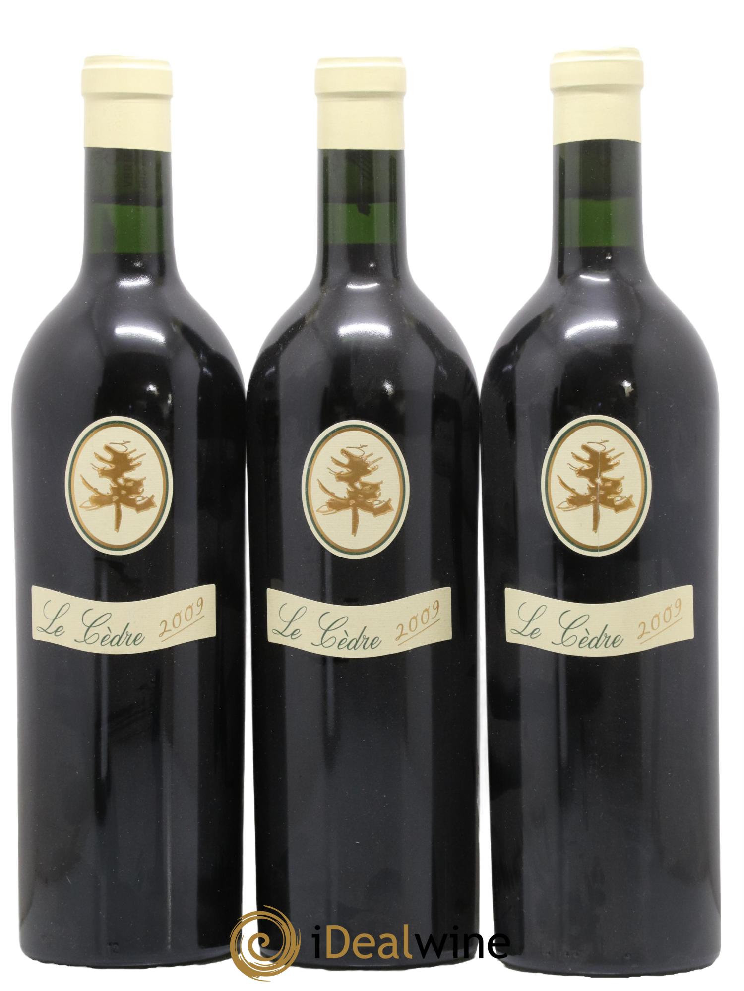 Cahors Château du Cèdre Cuvée Le Cèdre Pascal et Jean-Marc Verhaeghe 2009 - Lot of 3 bottles - 0