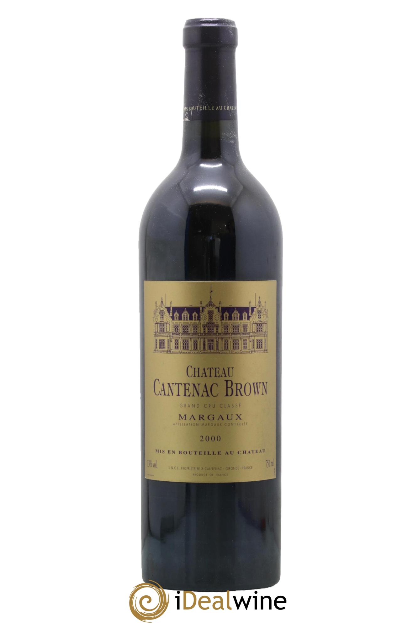 Château Cantenac Brown 3ème Grand Cru Classé 2000 - Lotto di 1 bottiglia - 0