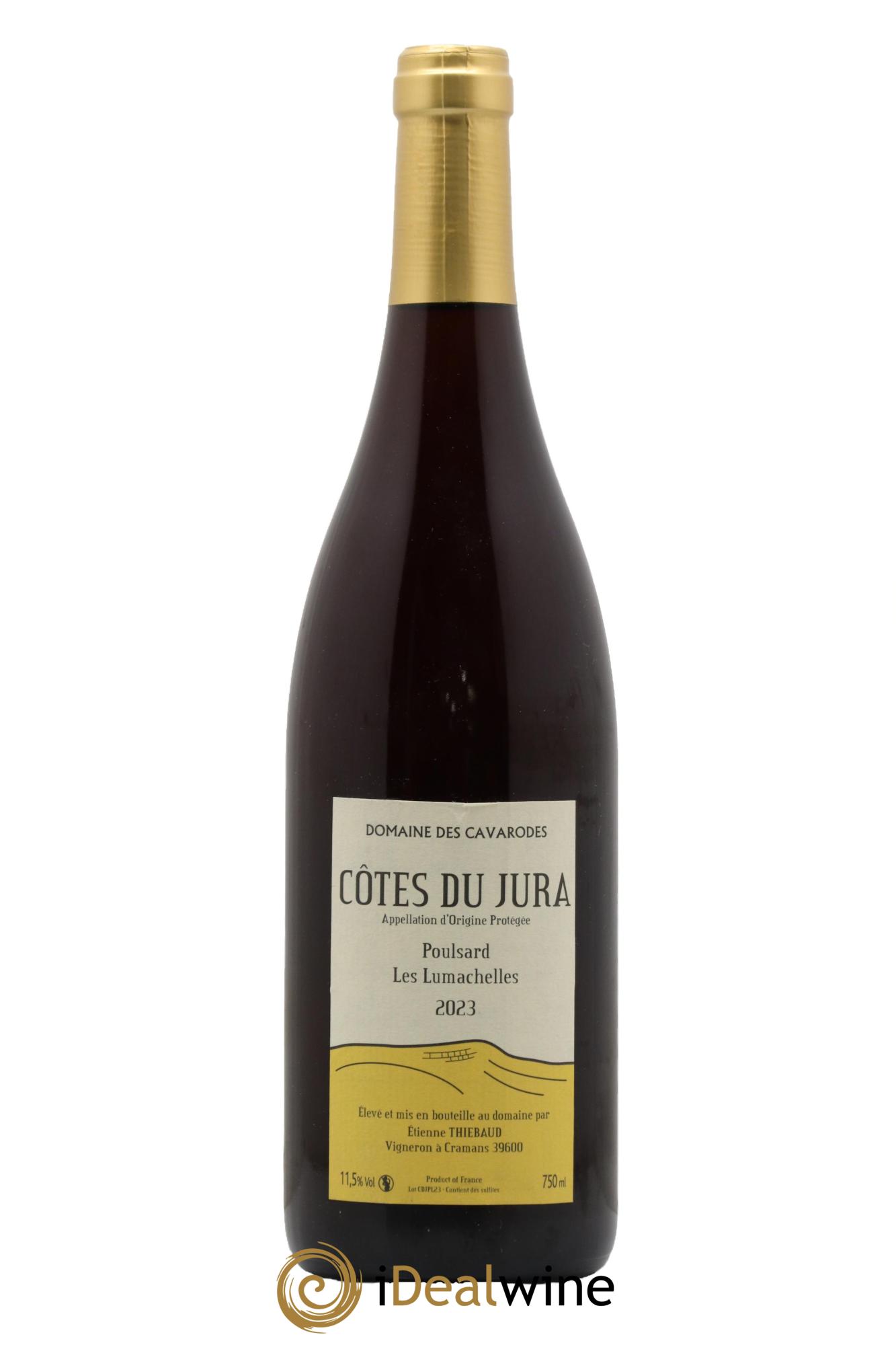 Côtes du Jura Poulsard Les Lumachelles Cavarodes (Domaine des) - Etienne Thiébaud 2023 - Lot of 1 bottle - 0