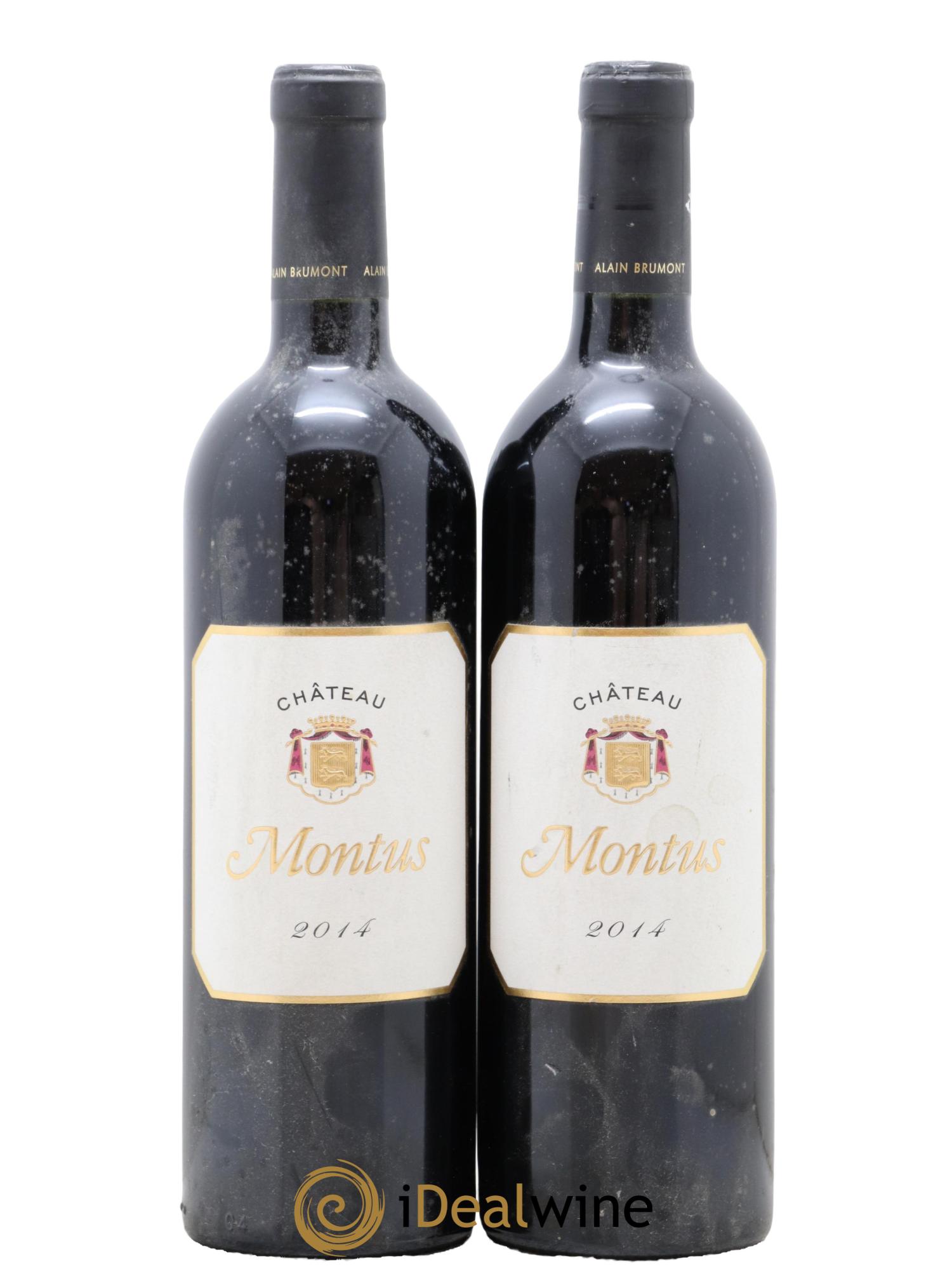 Madiran Château Montus Alain Brumont  2014 - Lot de 2 bouteilles - 0