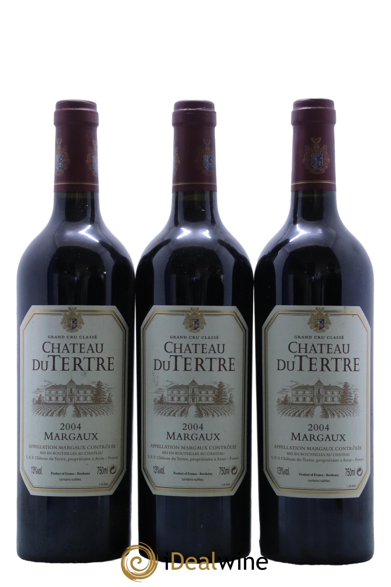 Château du Tertre 5ème Grand Cru Classé  2004 - Lot de 12 bouteilles - 4