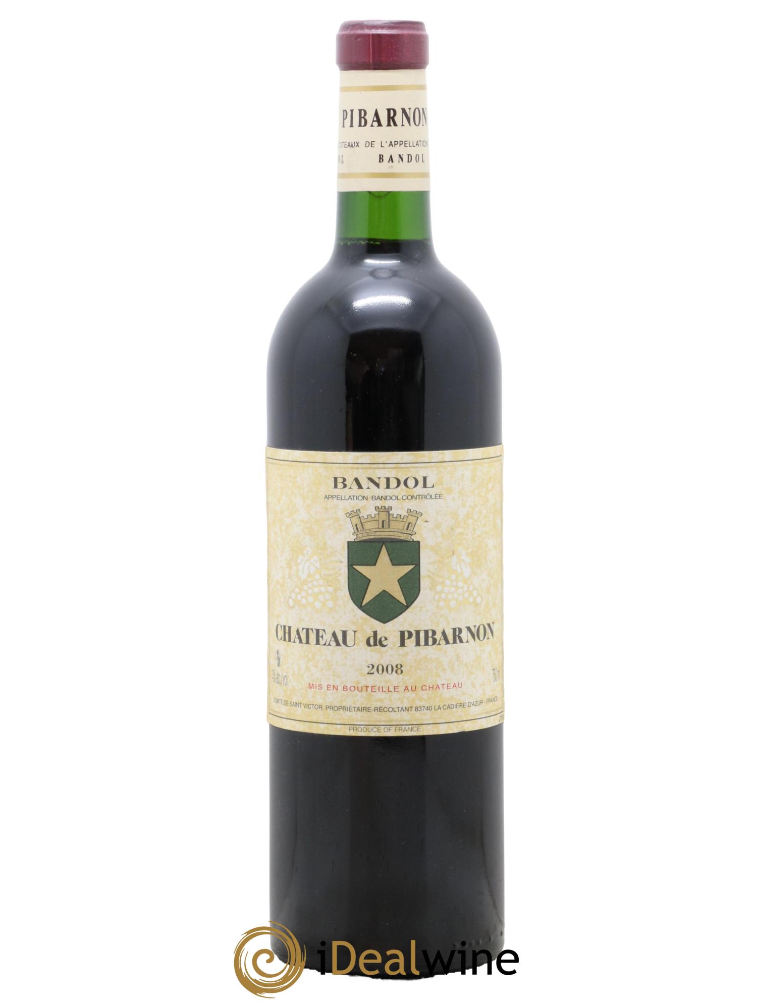 Bandol Château de Pibarnon Comte de Saint-Victor  2008 - Posten von 1 Flasche - 0