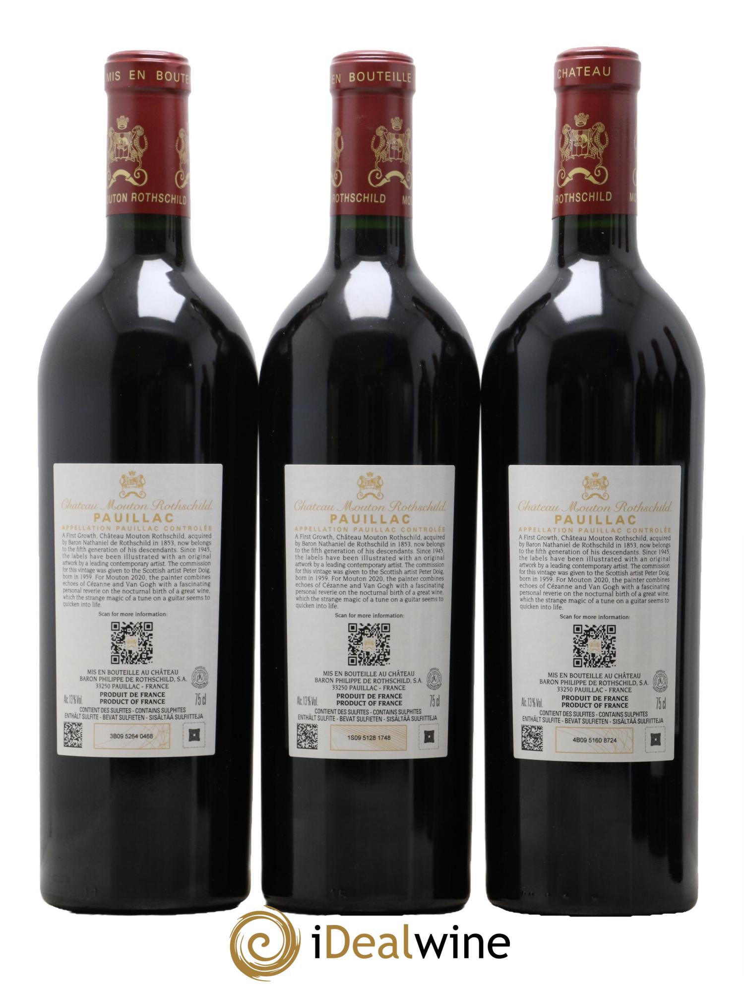 Château Mouton Rothschild 1er Grand Cru Classé 2020 - Posten von 6 Flaschen - 4