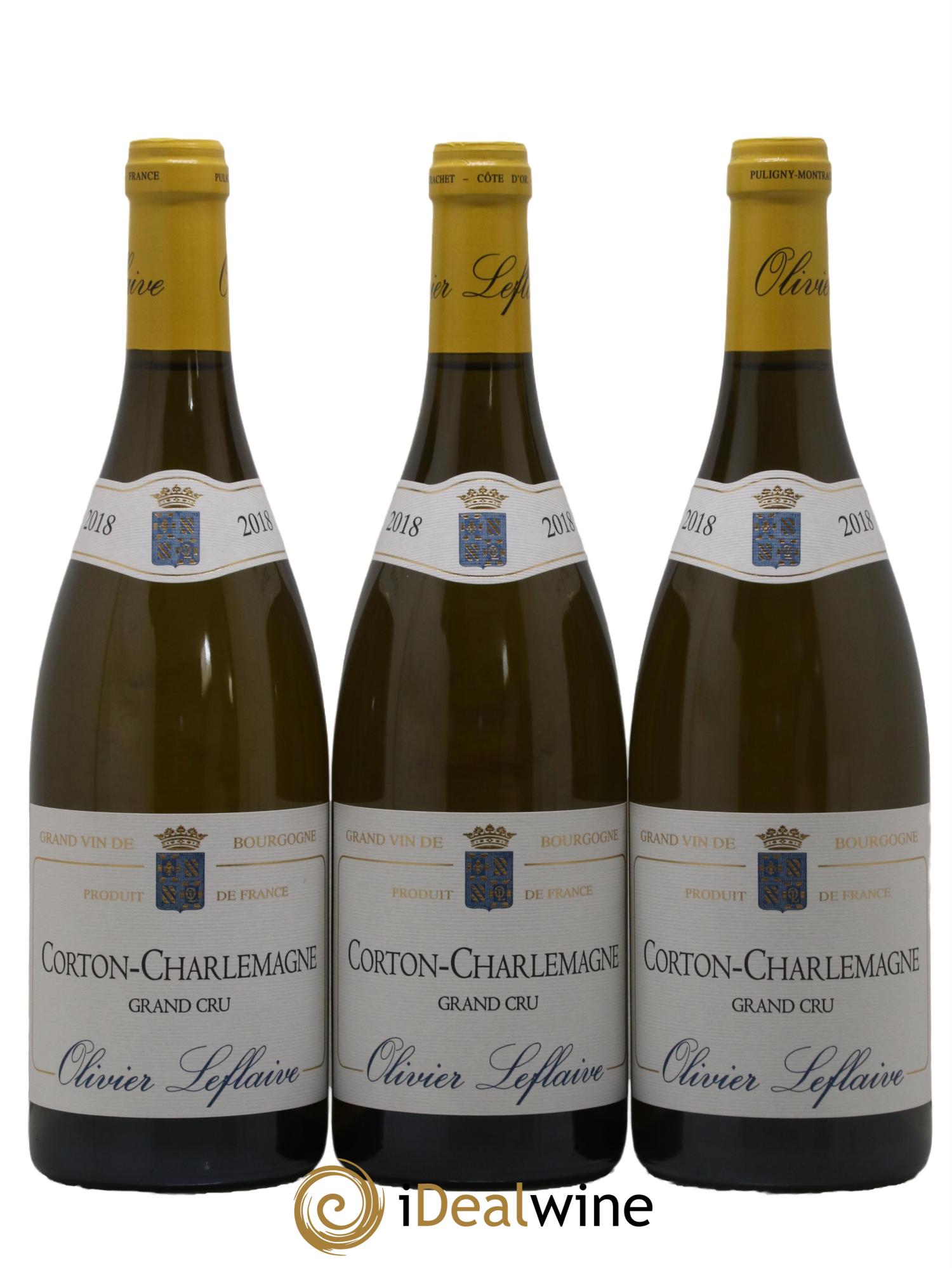 Corton-Charlemagne Grand Cru Olivier Leflaive 2018 - Lot of 6 bottles - 3