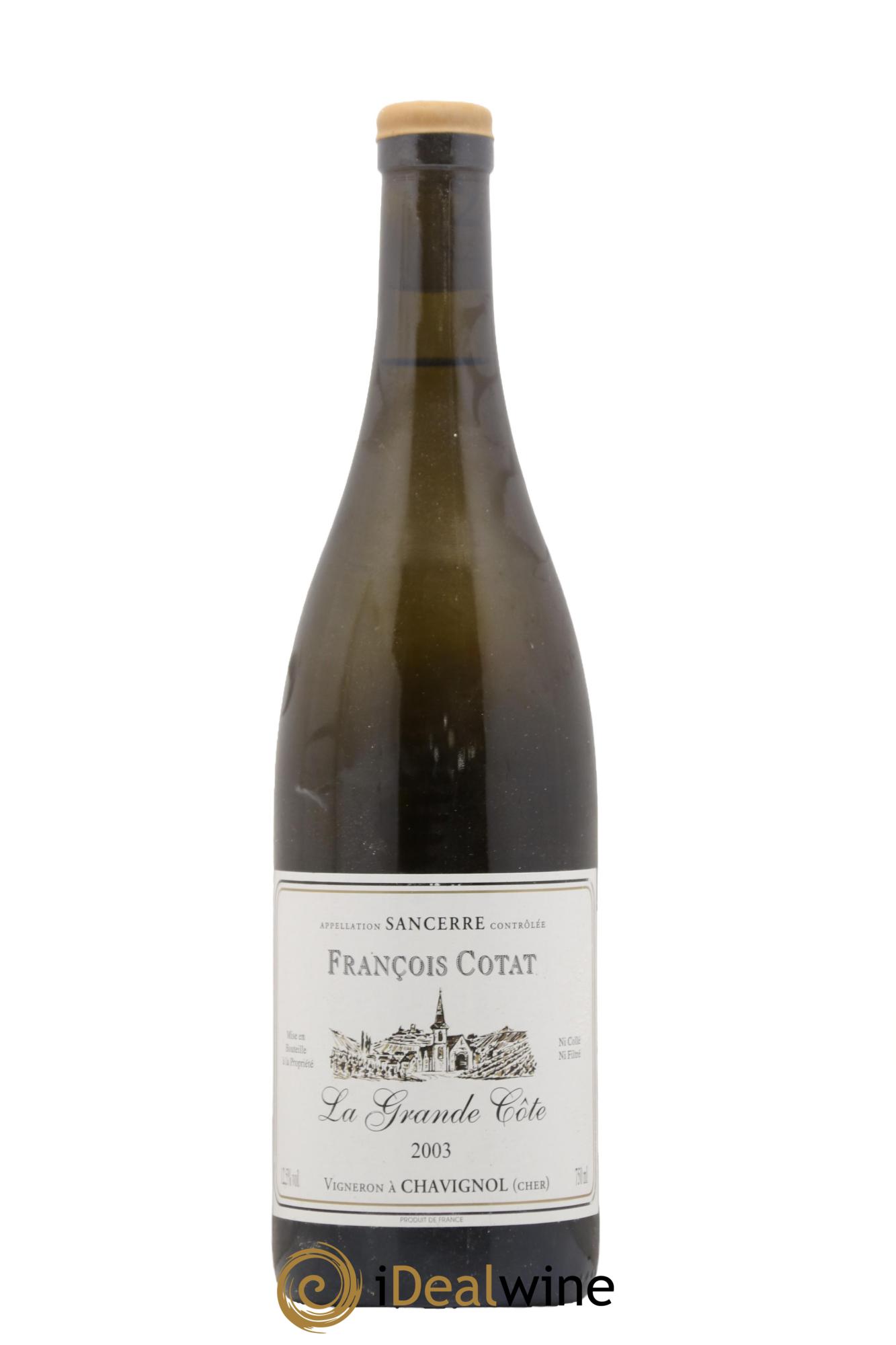 Sancerre La Grande Côte François Cotat 2003 - Lot of 1 bottle - 0