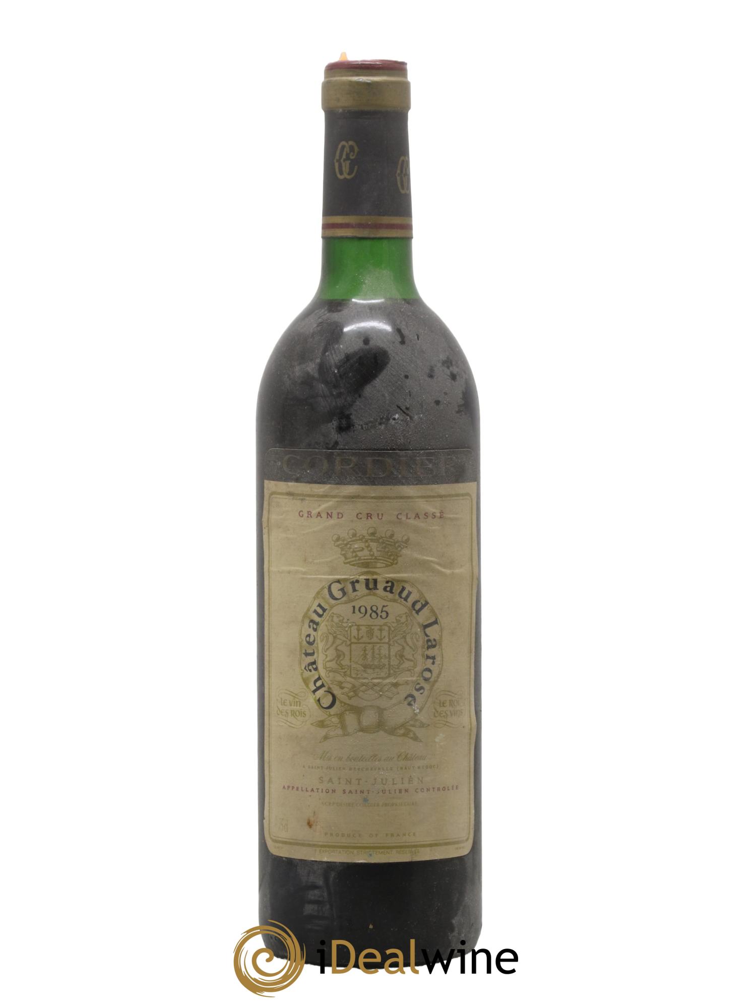 Château Gruaud Larose 2ème Grand Cru Classé 1985 - Lot de 1 bouteille - 0