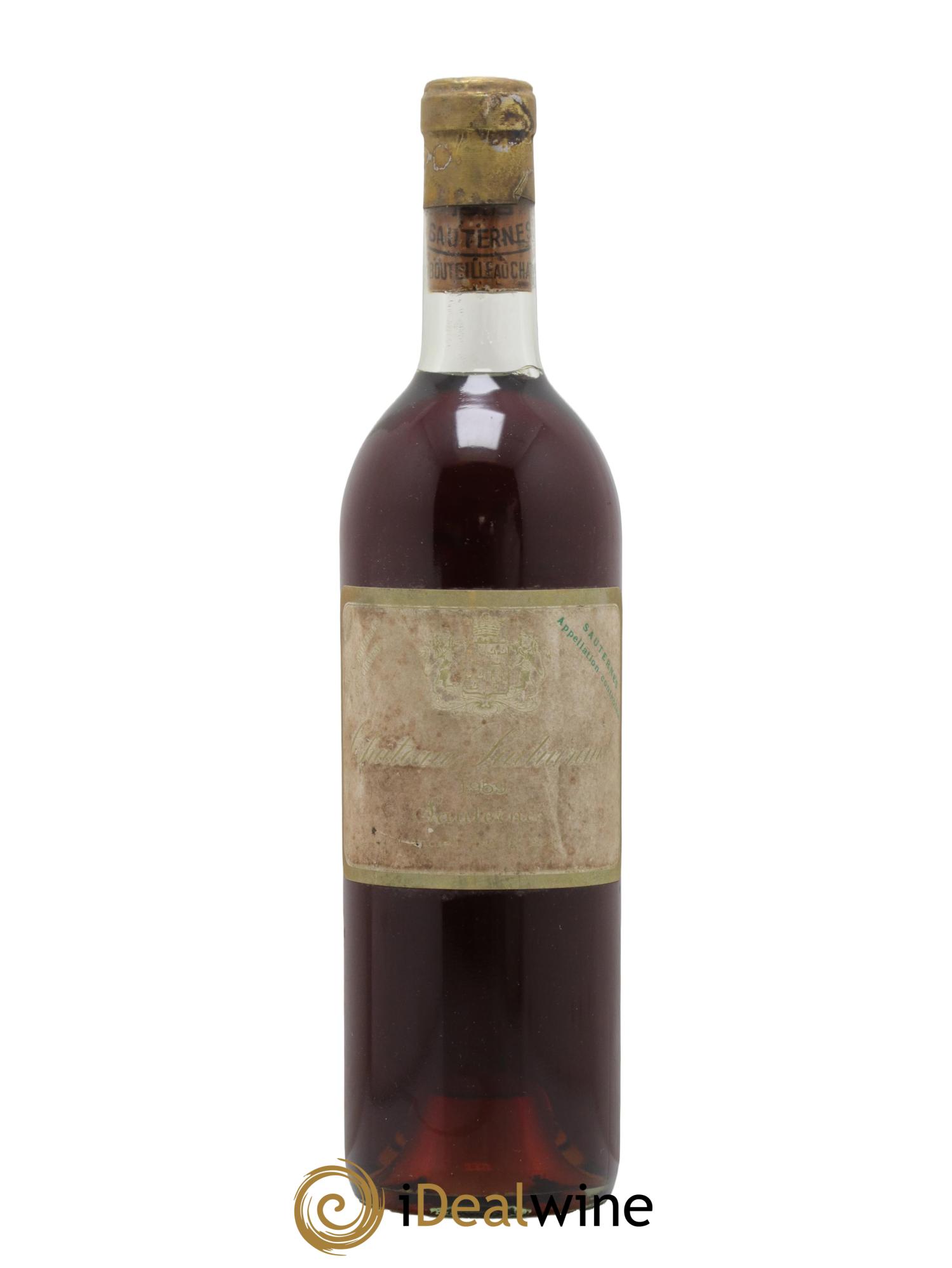 Château Suduiraut 1er Grand Cru Classé 1959 - Lot de 1 bouteille - 0