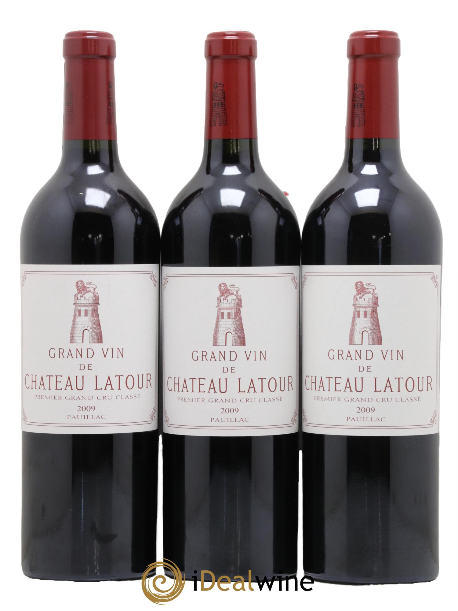 Château Latour 1er Grand Cru Classé 2009 - Lot of 3 bottles - 0