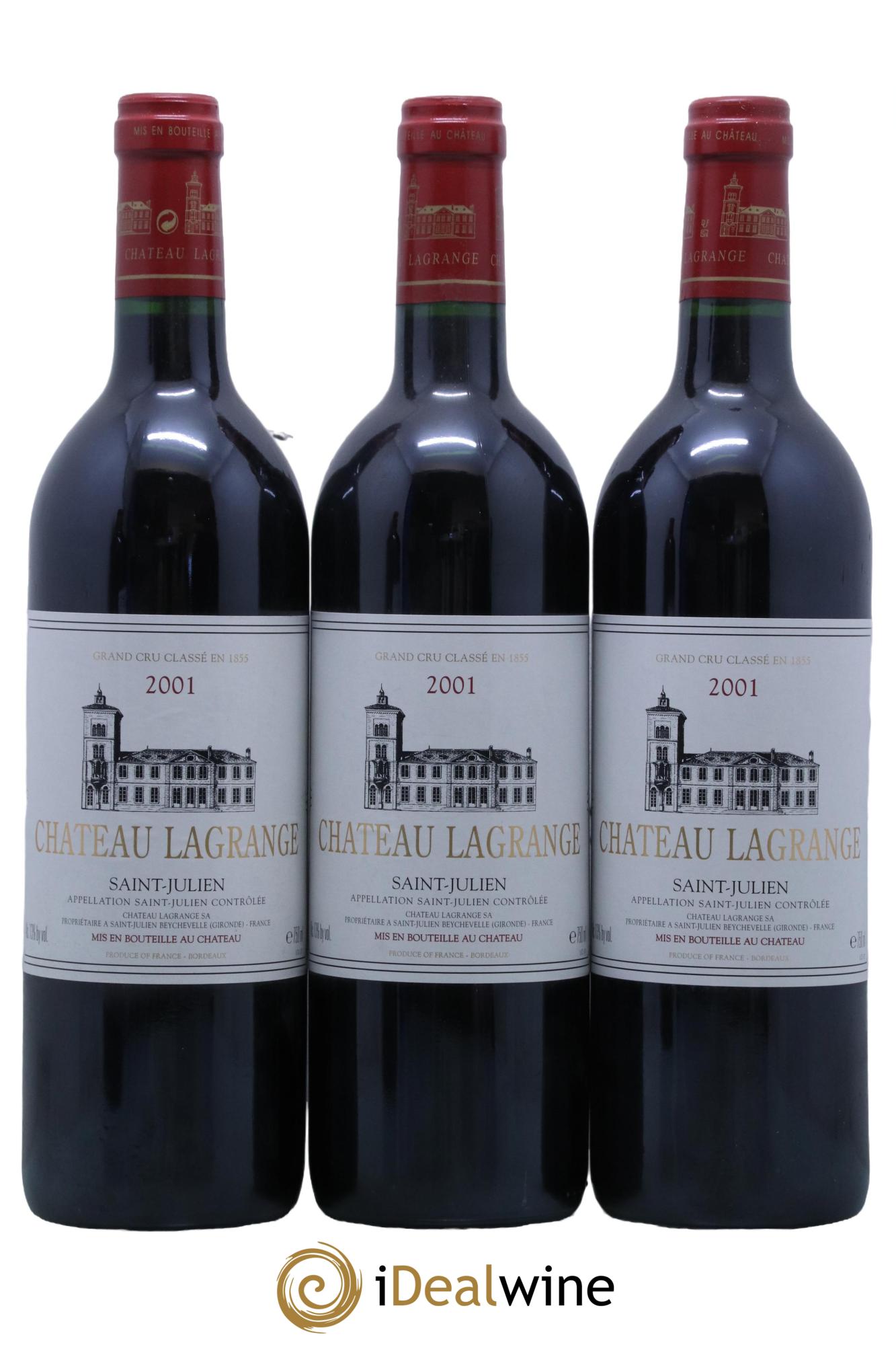 Château Lagrange 3ème Grand Cru Classé  2001 - Lot de 6 bouteilles - 2