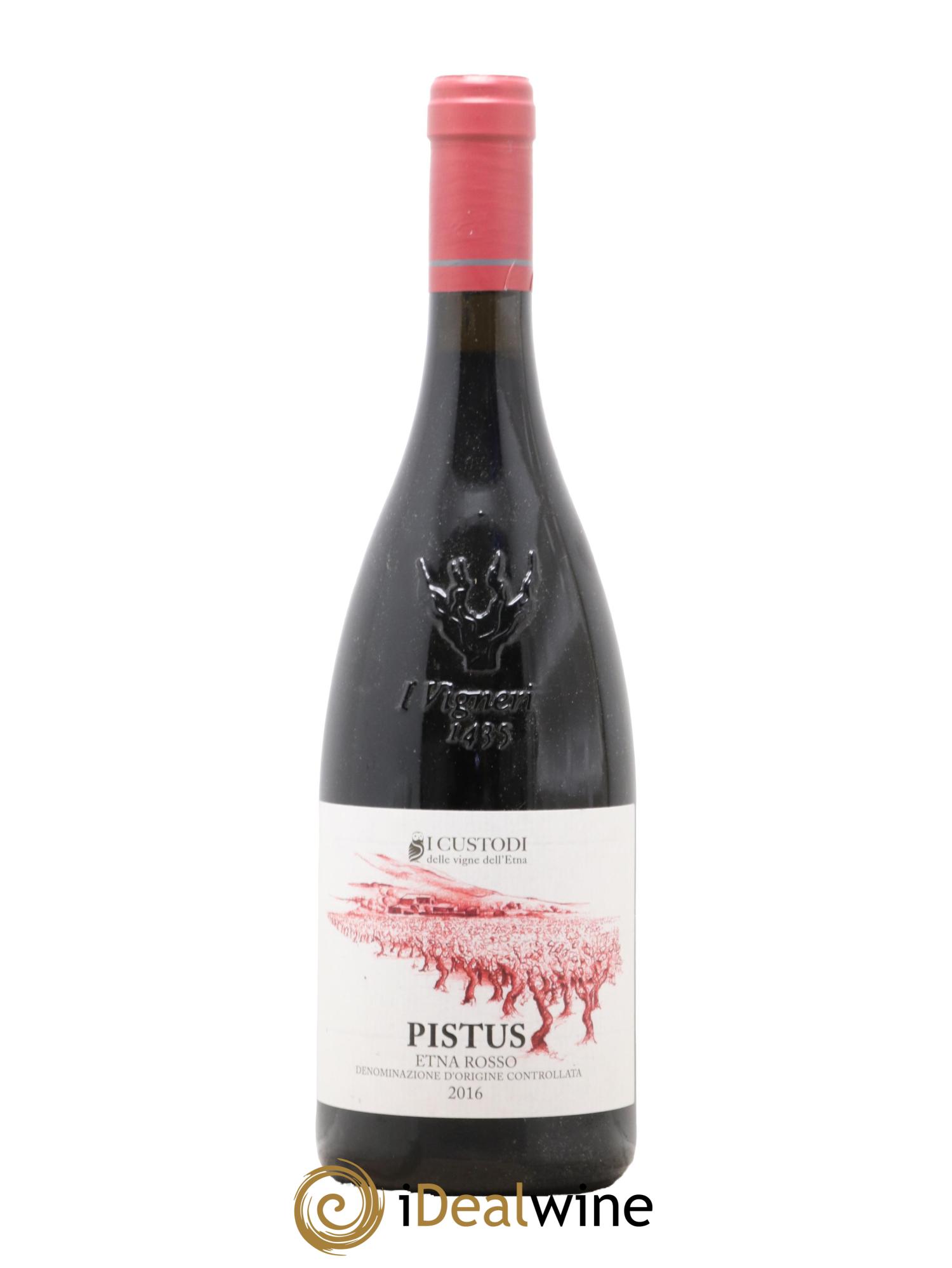 Italie Etna Rosso DOC Pistus delle vigne dell'Etna I Custodi 2016 - Lotto di 1 bottiglia - 0