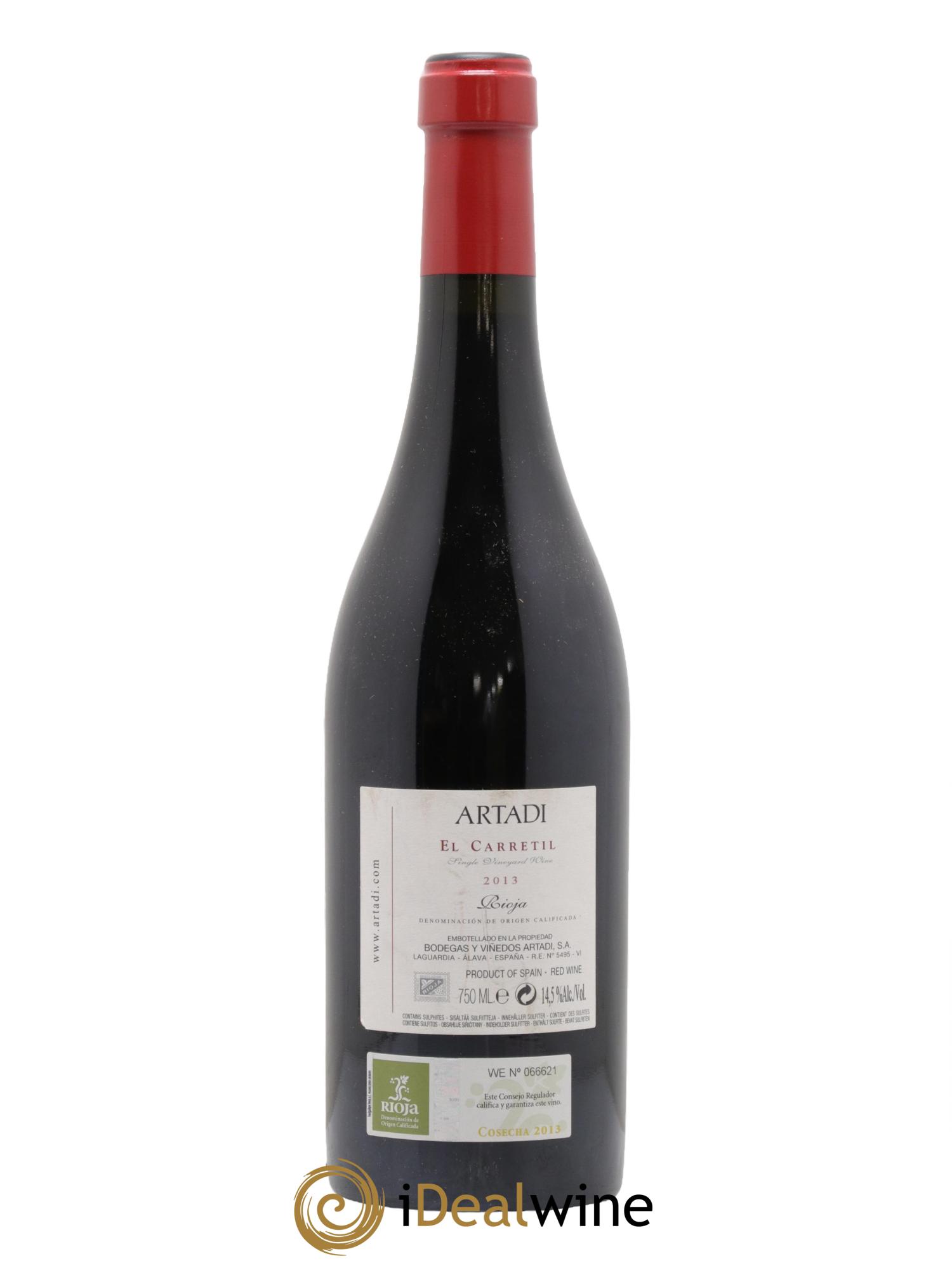 Rioja DOCA El Carretil Artadi 2013 - Posten von 1 Flasche - 1