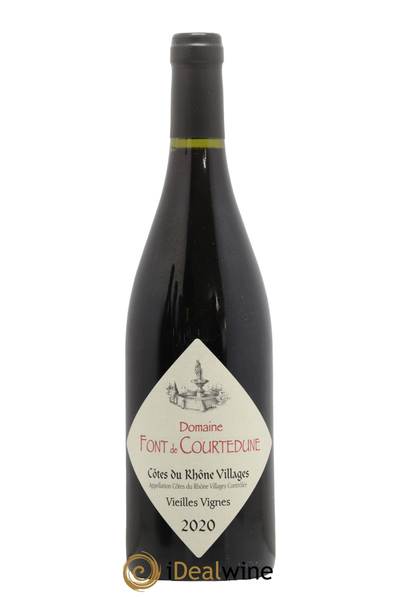 Côtes du Rhône Vieilles Vignes Domaine Font de Courtedune 2020 - Lot de 1 bouteille - 0