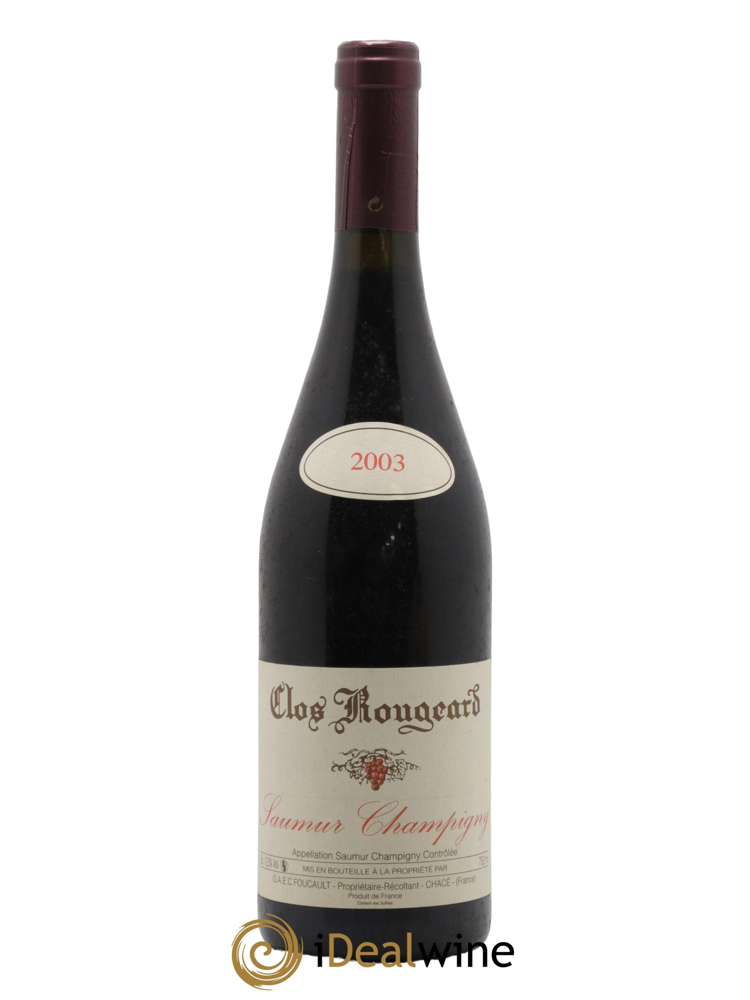 Saumur-Champigny Clos Rougeard 2003 - Lotto di 1 bottiglia - 0