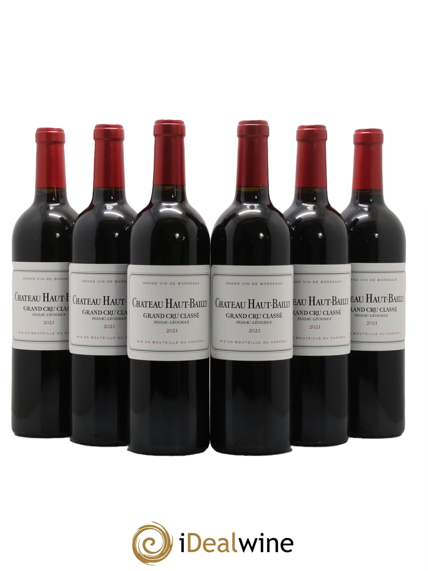 Château Haut-Bailly Cru Classé de Graves 2021 - Lot de 6 bouteilles - 0