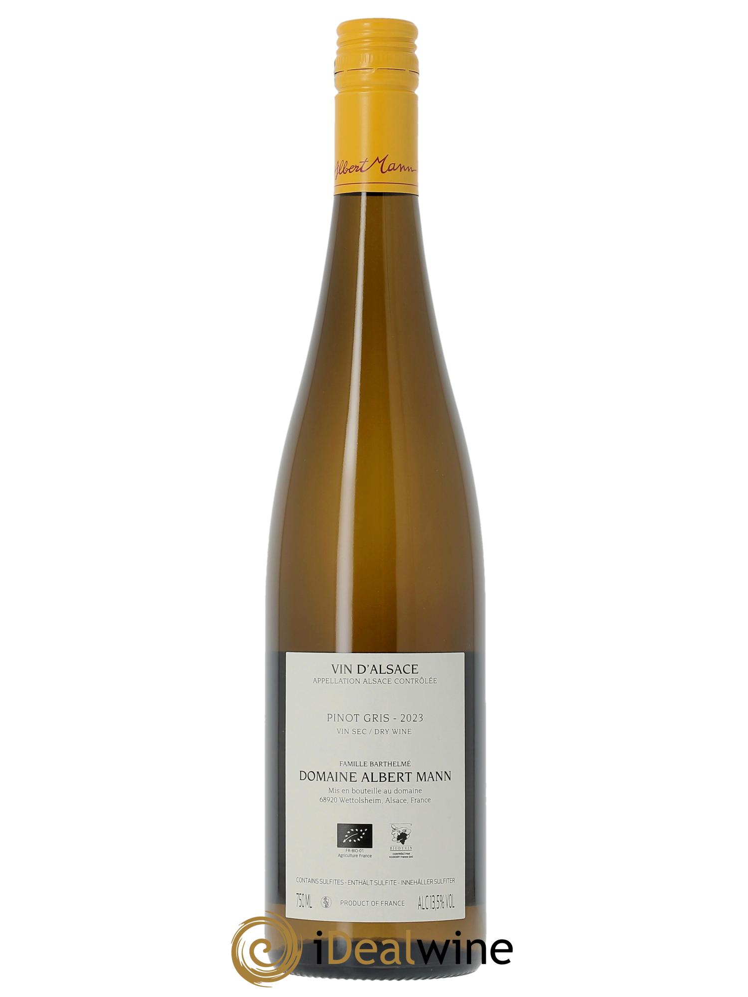 Alsace Pinot Gris Albert Mann  2023 - Posten von 1 Flasche - 1