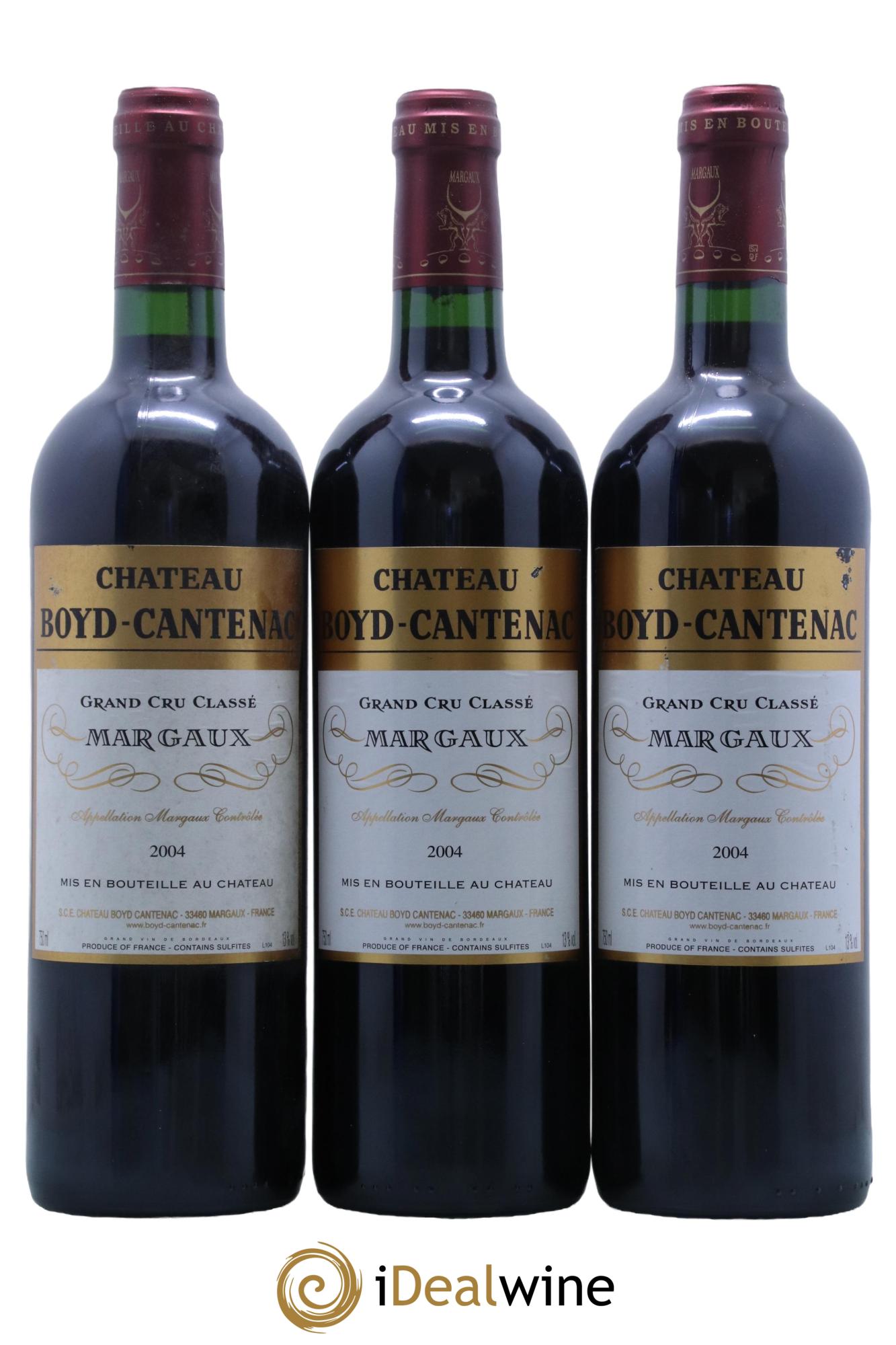 Château Boyd Cantenac 3ème Grand Cru Classé  2004 - Lot de 12 bouteilles - 2