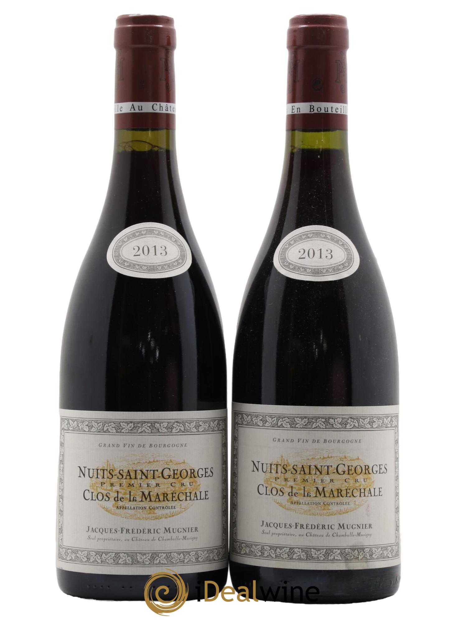 Nuits Saint-Georges 1er Cru Clos de La Maréchale Jacques-Frédéric Mugnier  2013 - Lotto di 2 bottiglie - 0