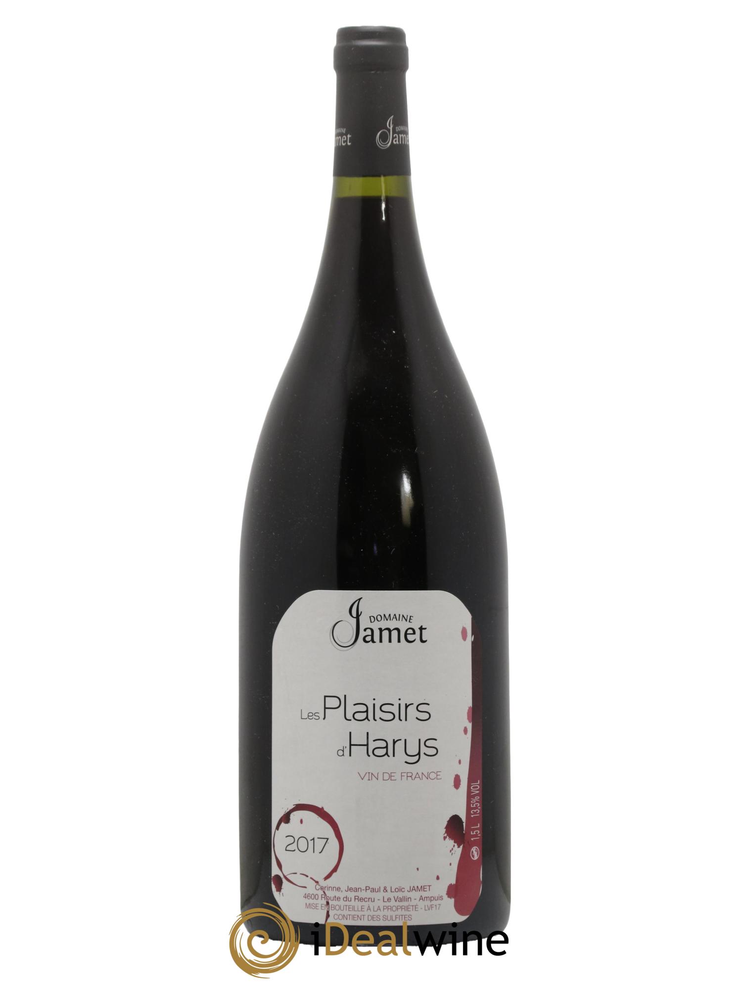 Vin de France Les Plaisirs d'Harys Jamet (Domaine) 2017 - Lot de 1 magnum - 0