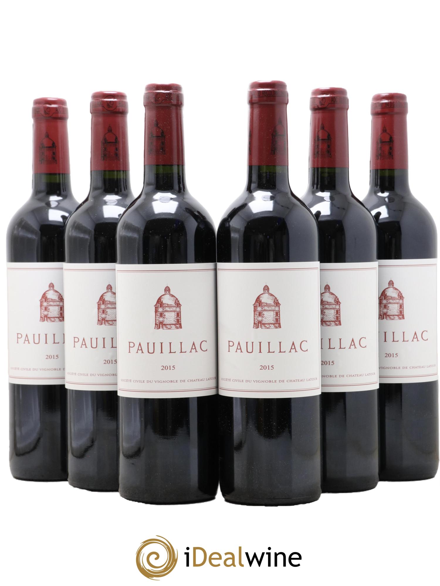 Pauillac de Château Latour 2015 - Lot of 6 bottles - 0