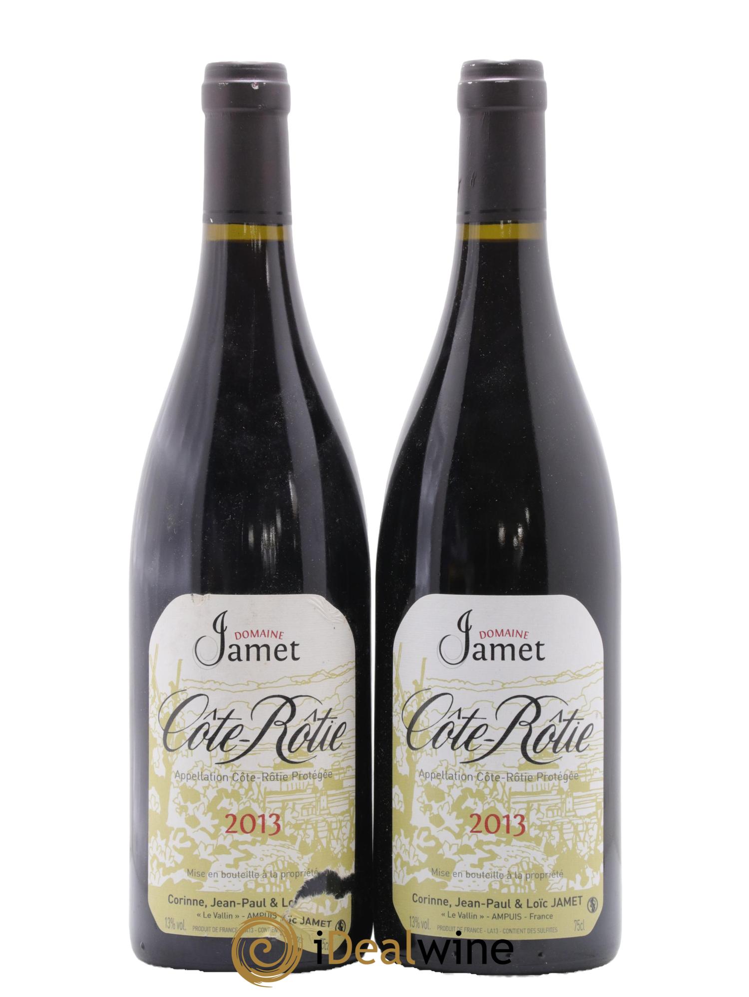 Côte-Rôtie Jamet (Domaine) 2013 - Lot of 2 bottles - 0