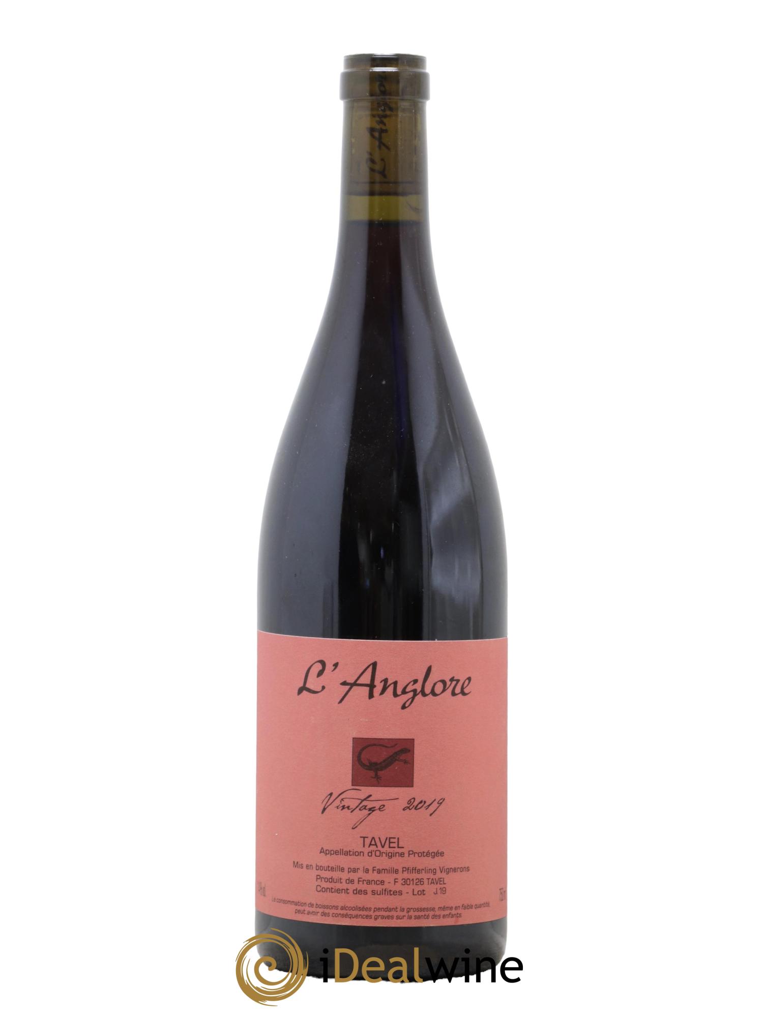 Tavel Vintage L'Anglore 2019 - Lot of 1 bottle - 0