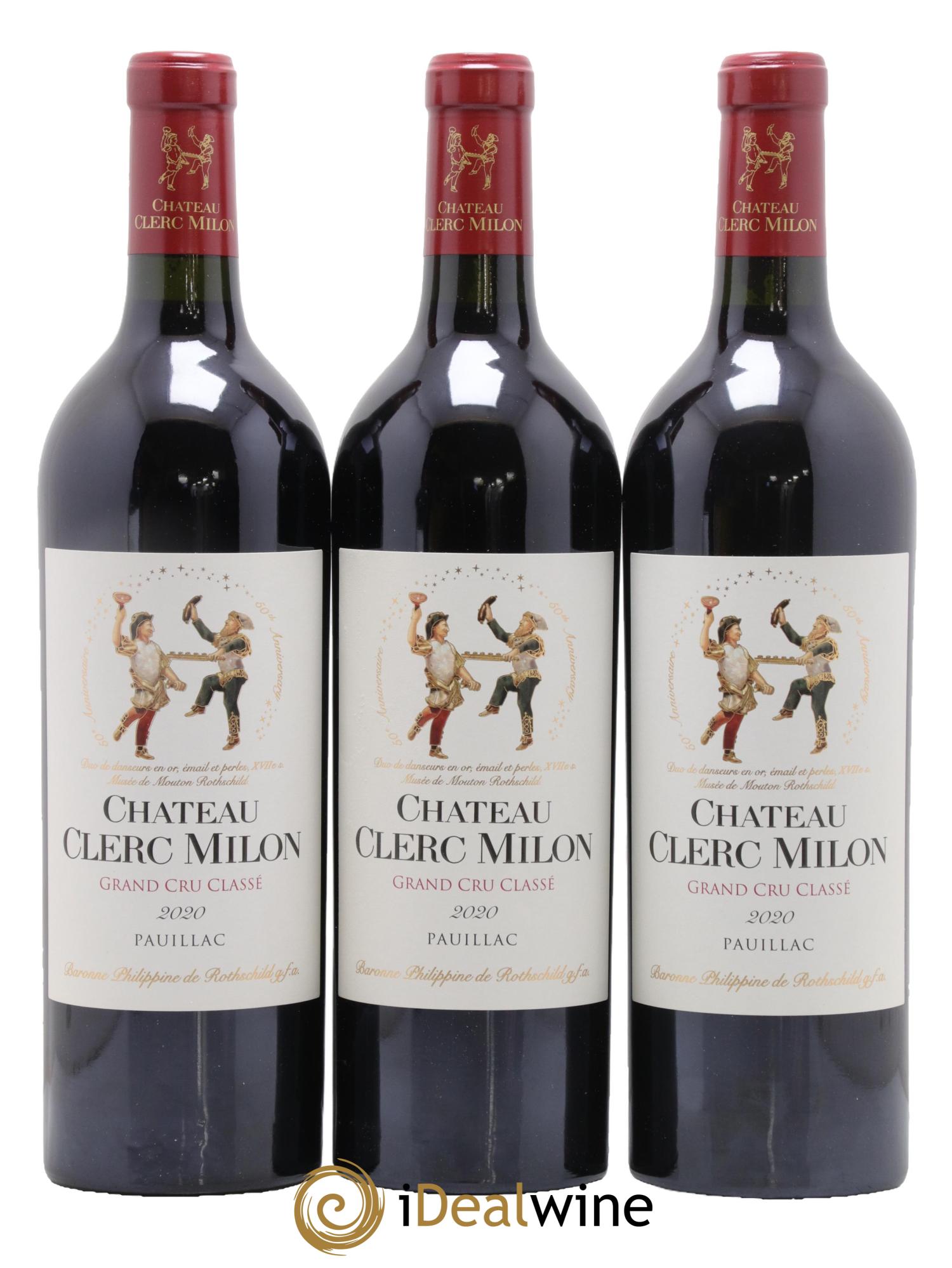 Château Clerc Milon 5ème Grand Cru Classé 2020 - Lot of 6 bottles - 2