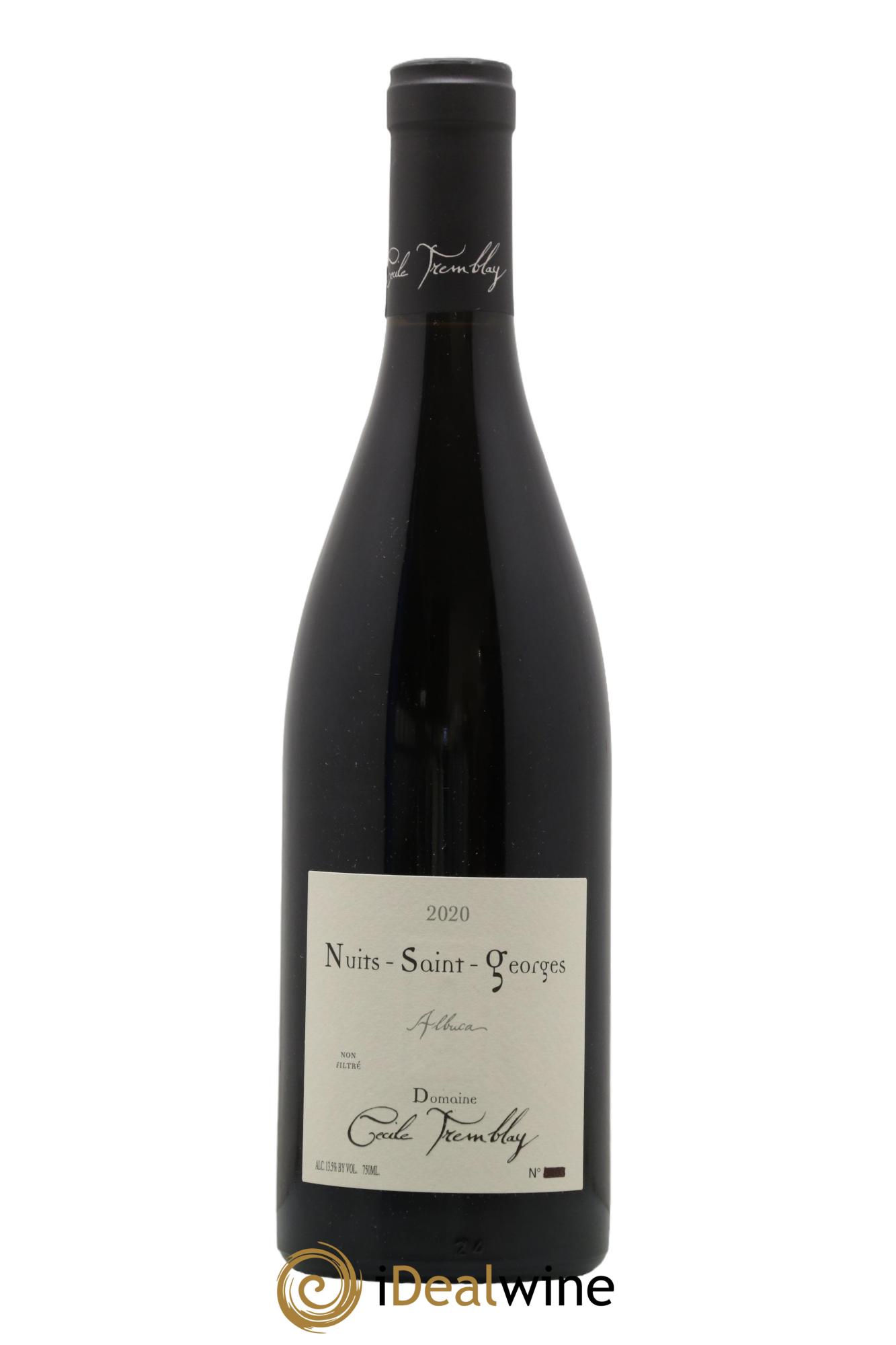 Nuits Saint-Georges Albuca Cécile Tremblay  2020 - Lot of 1 bottle - 0