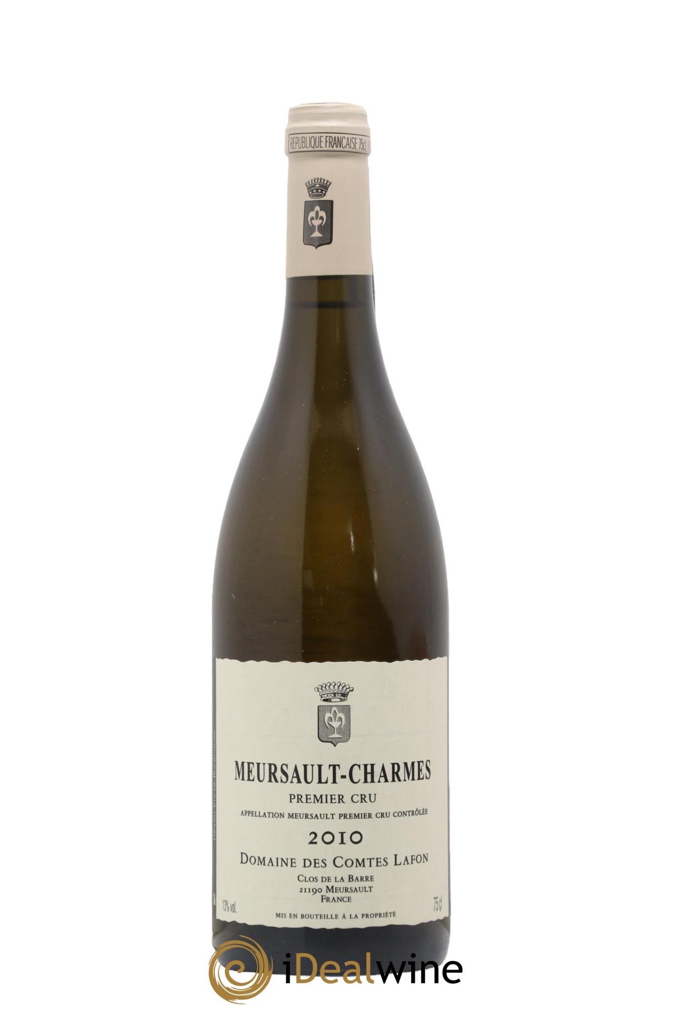 Meursault 1er Cru Charmes Comtes Lafon (Domaine des) 2010 - Lotto di 1 bottiglia - 0