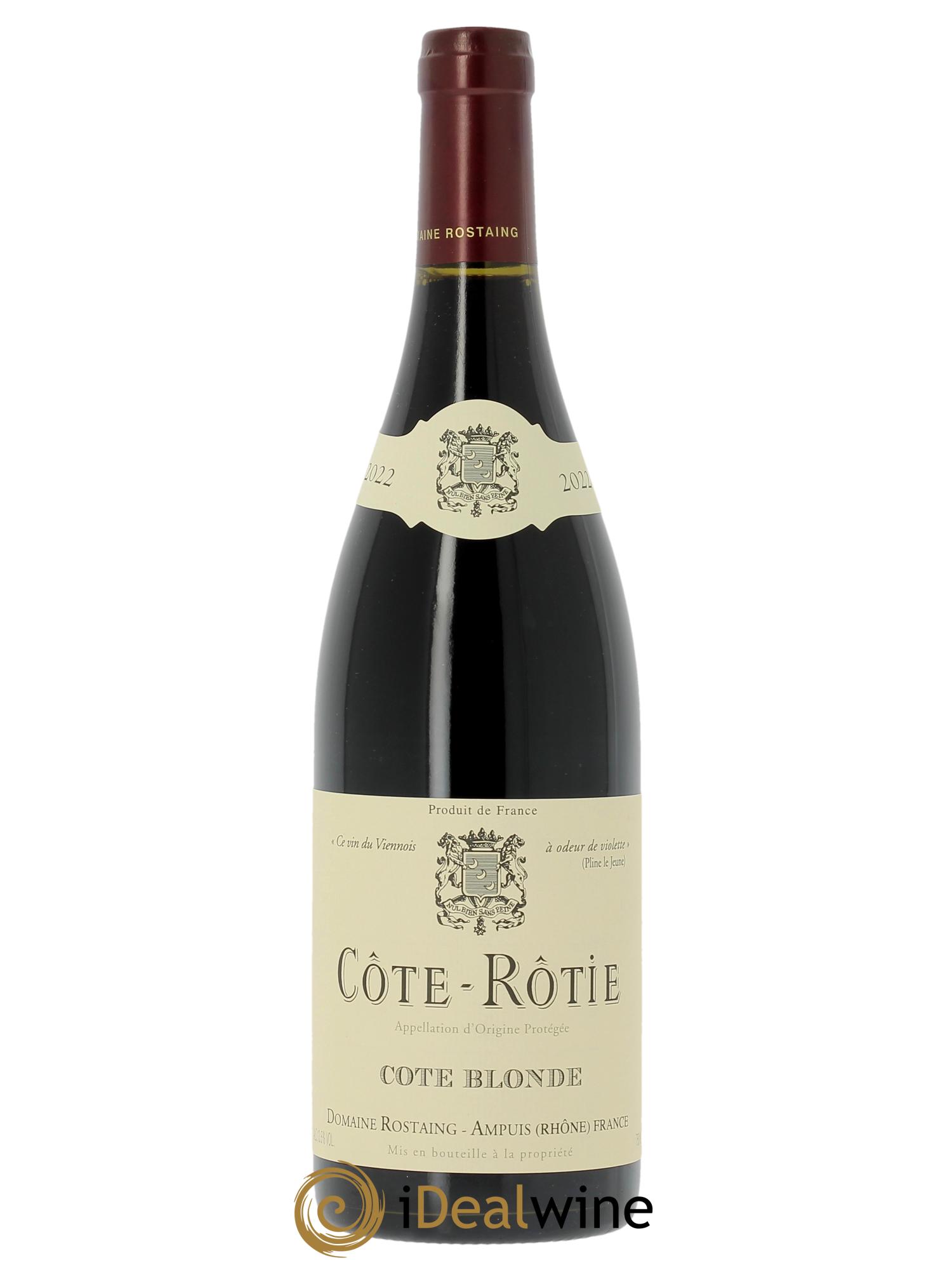 Côte-Rôtie Côte Blonde René Rostaing  2022 - Lot of 1 bottle - 0