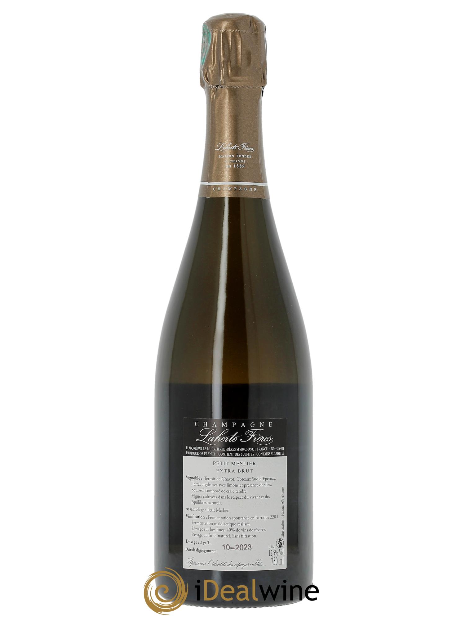 Extra Brut Petit Meslier Laherte Frères - Posten von 1 Flasche - 1