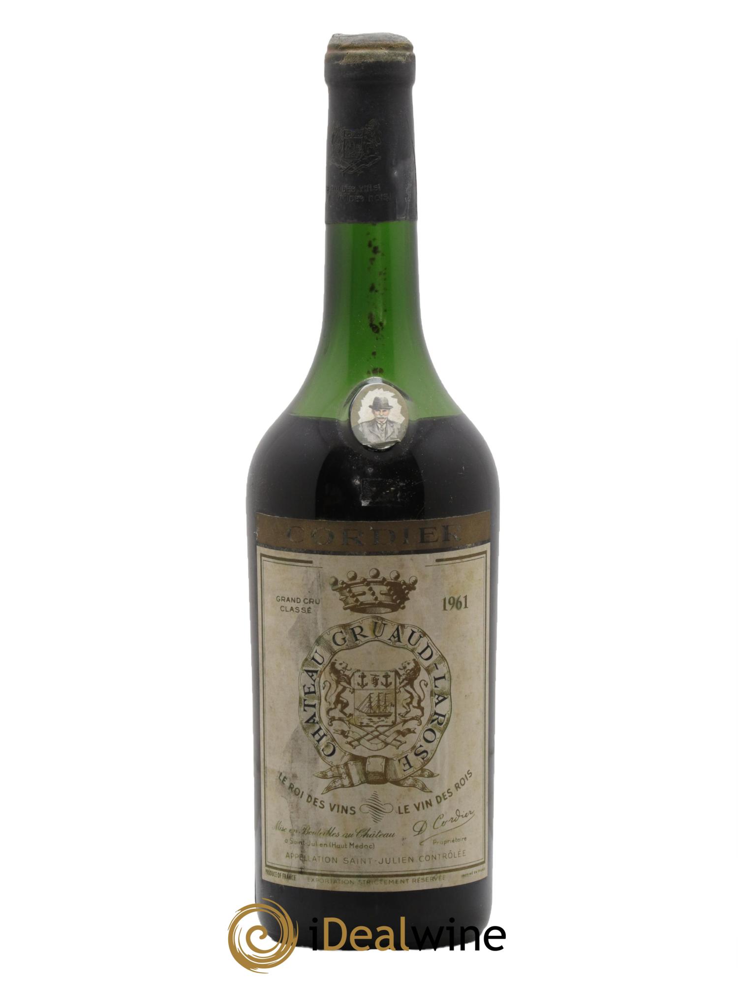 Château Gruaud Larose 2ème Grand Cru Classé 1961 - Lot de 1 bouteille - 0