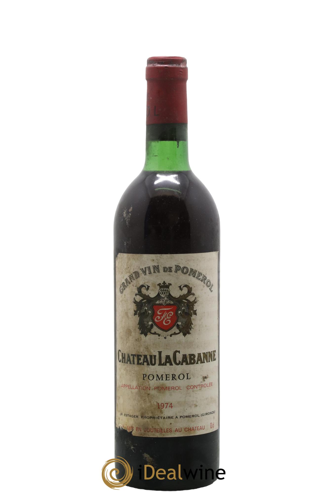 Château la Cabanne 1974 - Posten von 1 Flasche - 0