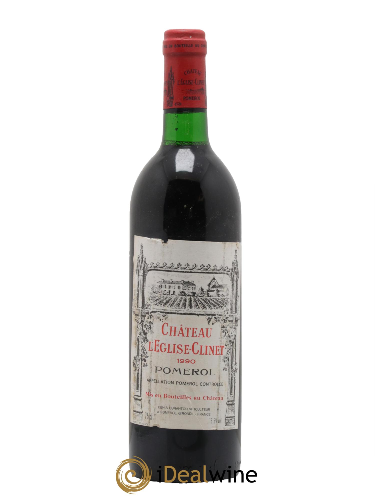 Château l' Église Clinet 1990 - Posten von 1 Flasche - 0