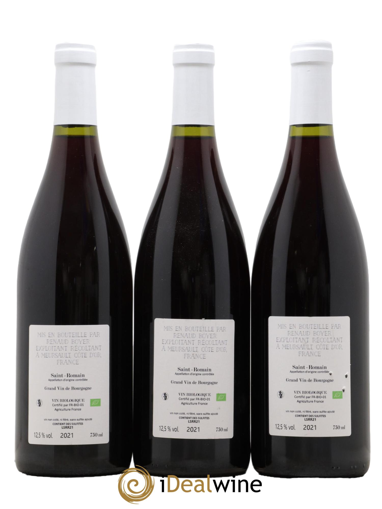 Saint-Romain Renaud Boyer 2021 - Lot de 3 bouteilles - 1