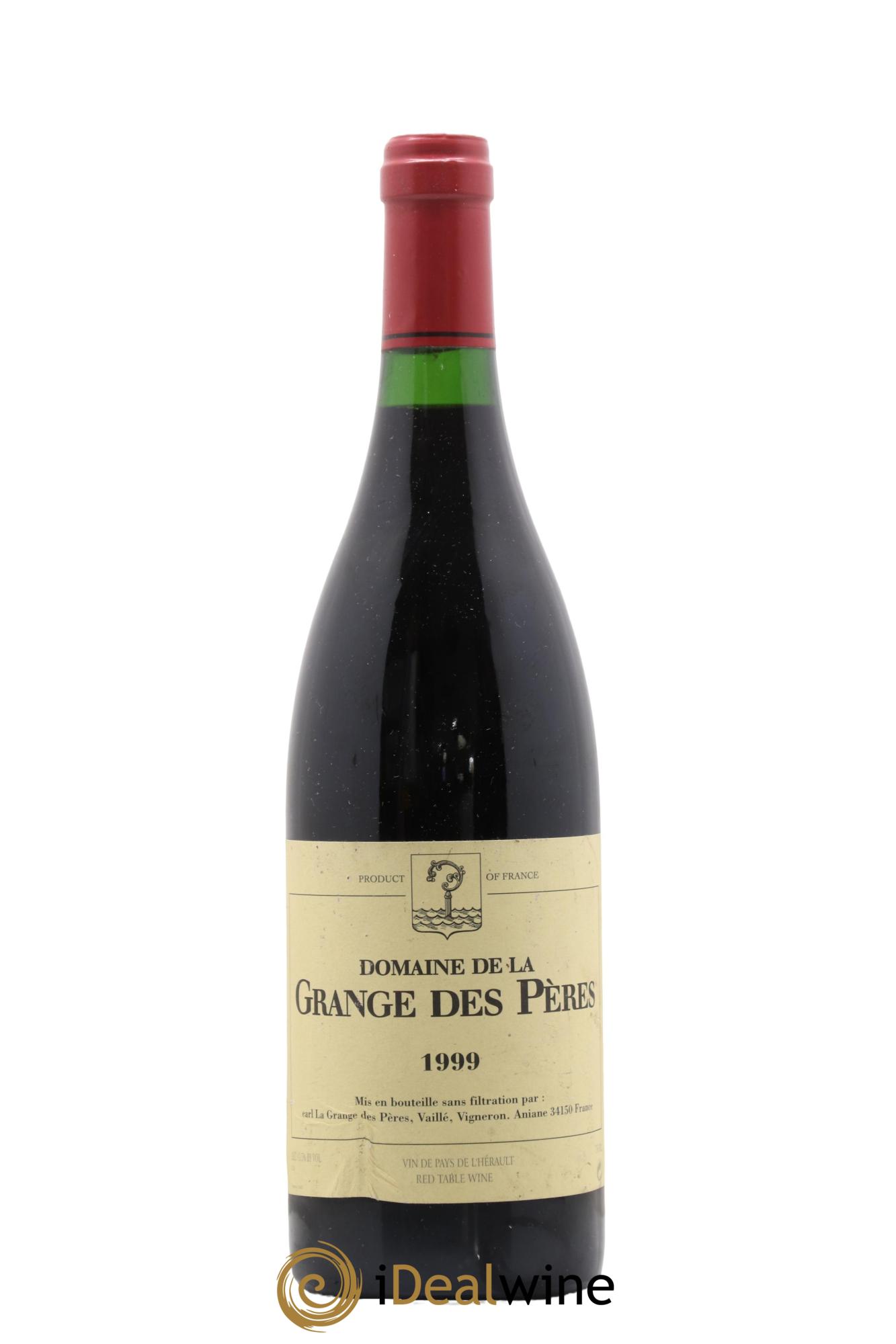 IGP Pays d'Hérault Grange des Pères Laurent Vaillé 1999 - Posten von 1 Flasche - 0