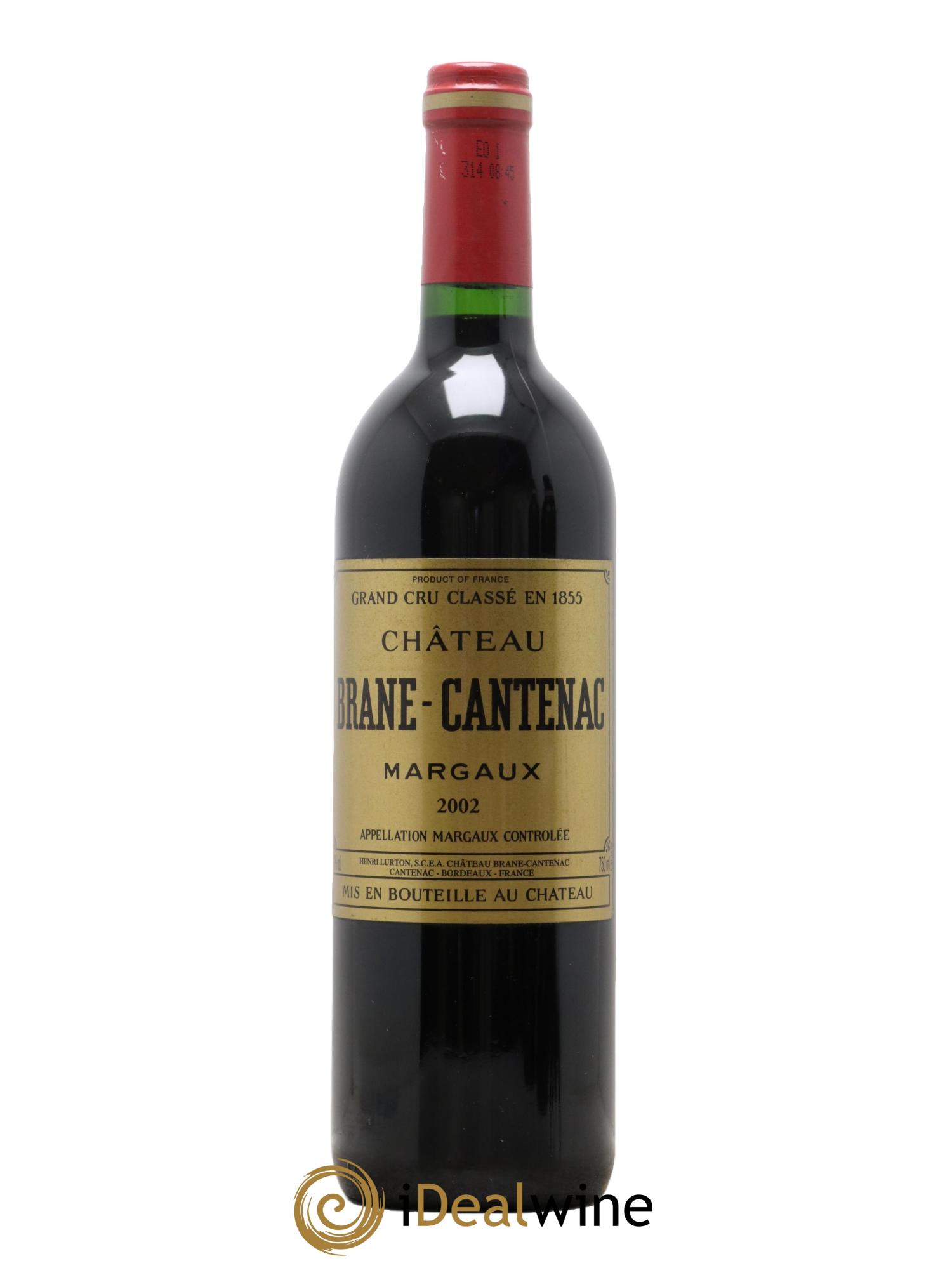 Château Brane Cantenac 2ème Grand Cru Classé 2002 - Lot of 1 bottle - 0