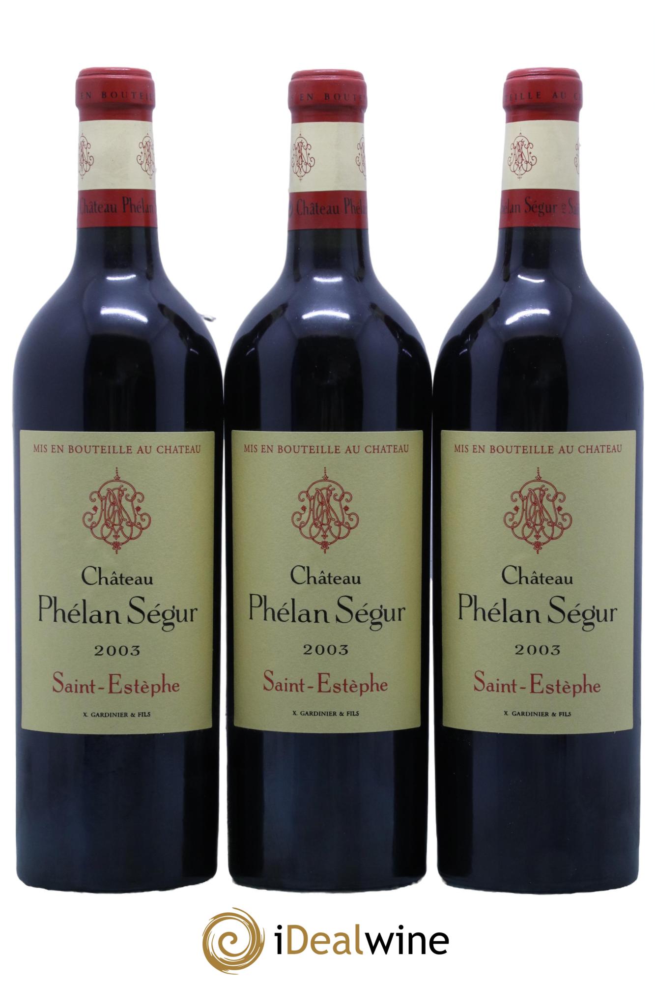 Château Phélan Ségur  2003 - Lot de 12 bouteilles - 3