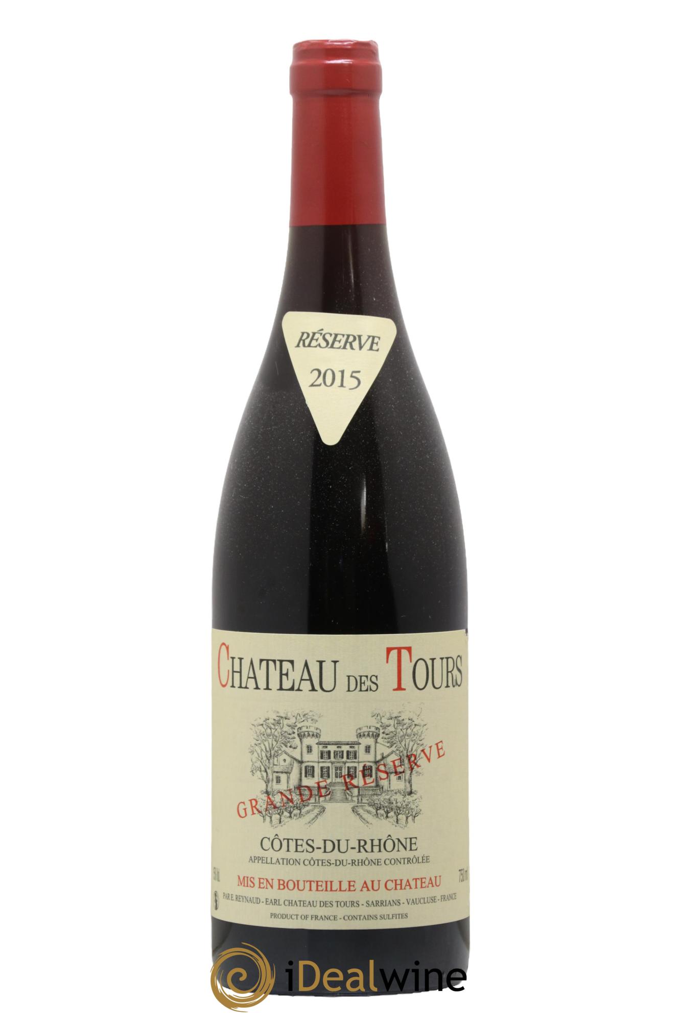 Côtes du Rhône Château des Tours Grande Réserve Emmanuel Reynaud 2015 - Lotto di 1 bottiglia - 0