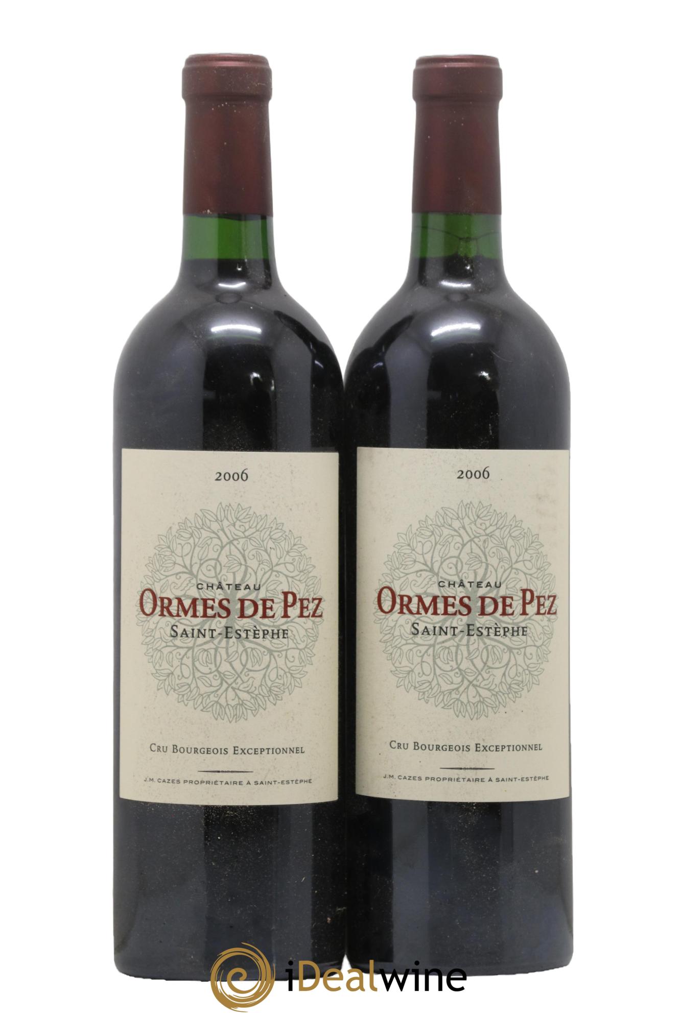 Château les Ormes de Pez 2006 - Lot of 2 bottles - 0