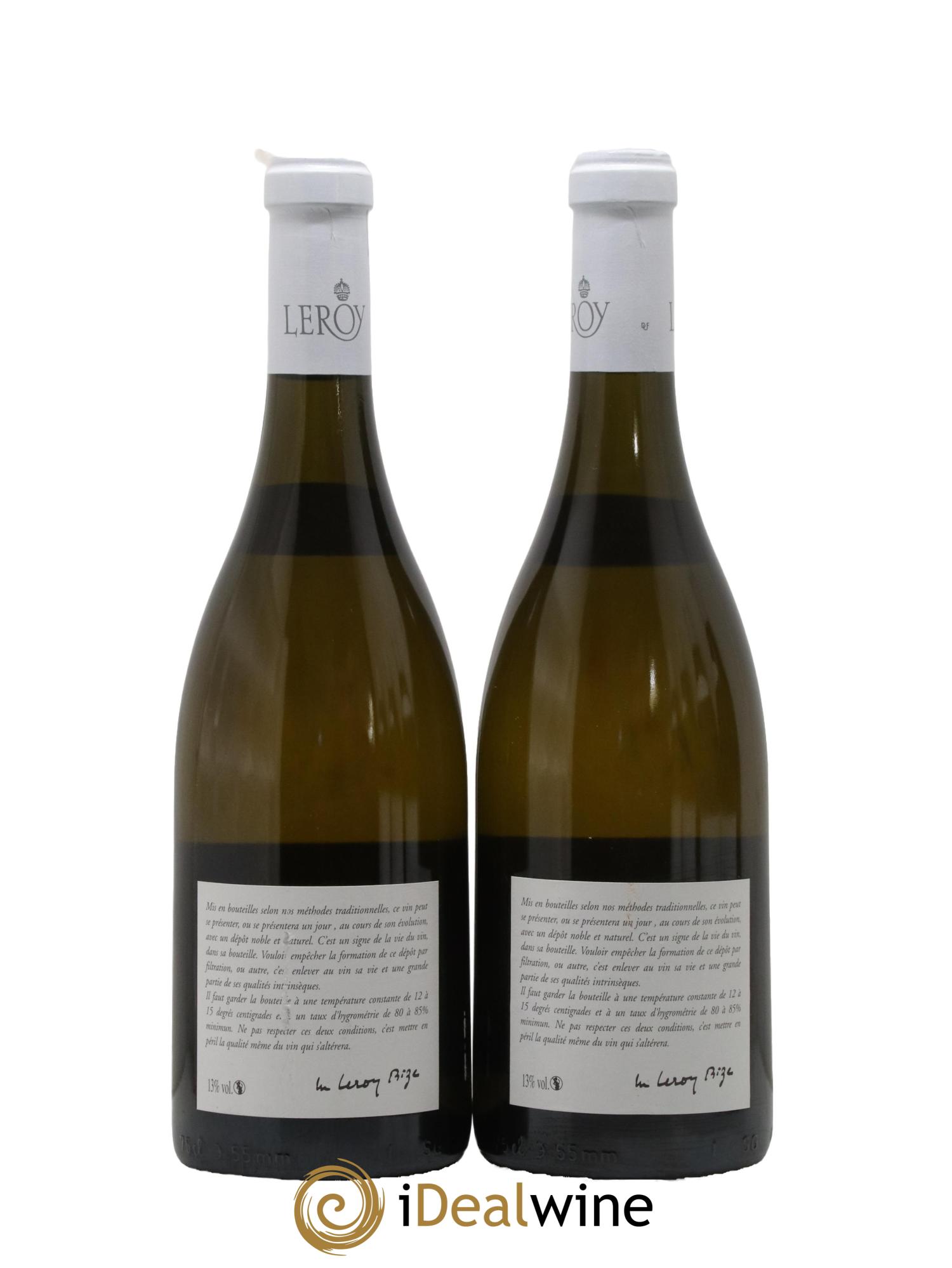 Meursault 1er Cru Les Bouchères Leroy SA 2008 - Lot de 2 bouteilles - 1