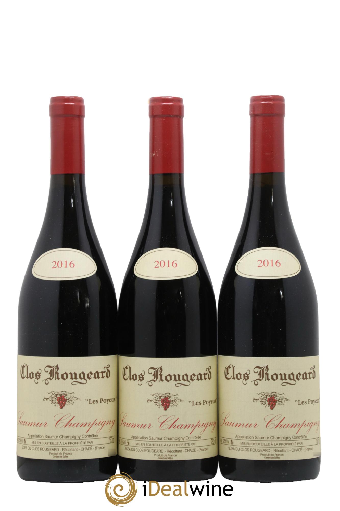 Saumur-Champigny Les Poyeux Clos Rougeard 2016 - Lot de 3 bouteilles - 0