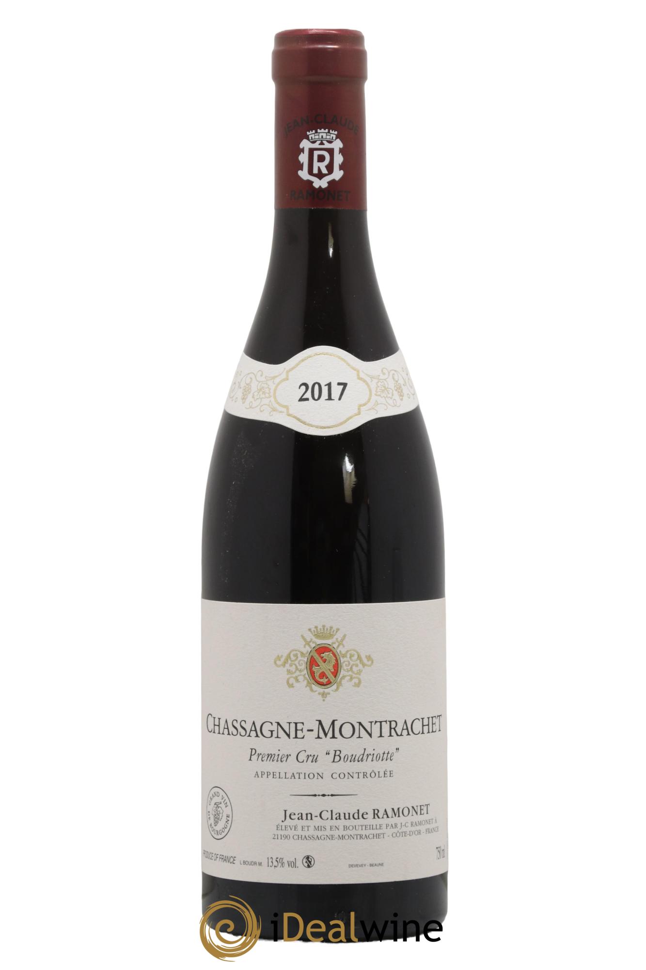 Chassagne-Montrachet 1er Cru Boudriotte Ramonet (Domaine) 2017 - Posten von 1 Flasche - 0