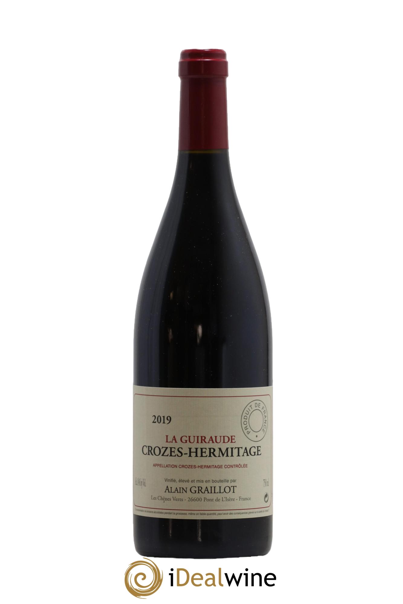 Crozes-Hermitage La Guiraude Domaine Graillot 2019 - Lot de 1 bouteille - 0