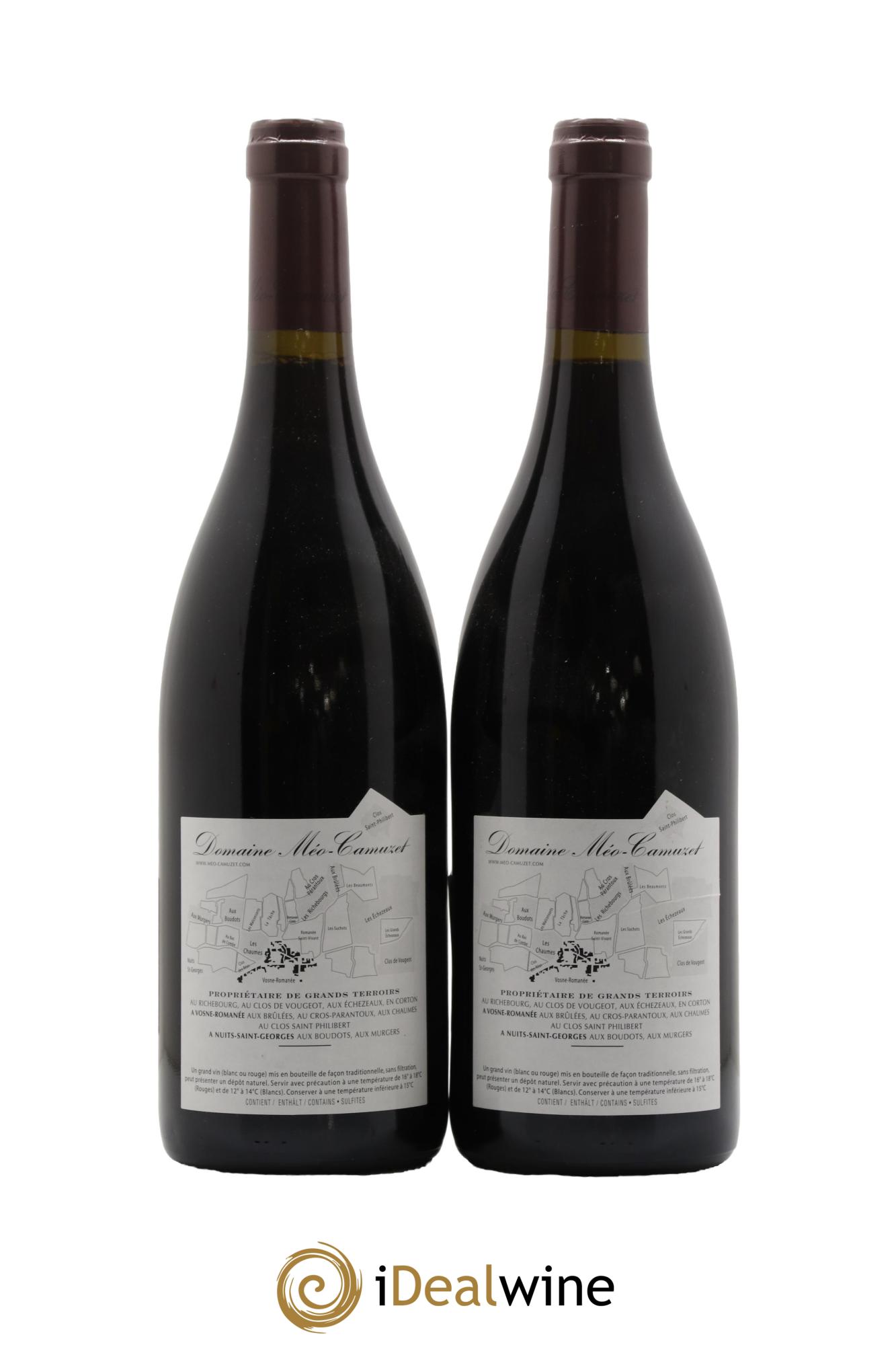 Vosne-Romanée 1er Cru Les Chaumes Méo-Camuzet (Domaine)  2014 - Lotto di 2 bottiglie - 1