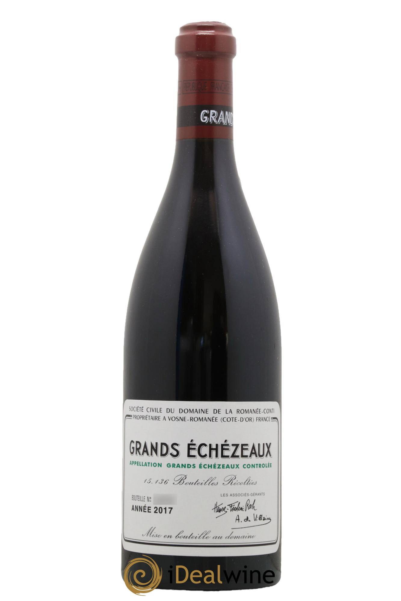 Grands-Echezeaux Grand Cru Domaine de la Romanée-Conti 2017 - Lot de 1 bouteille - 0